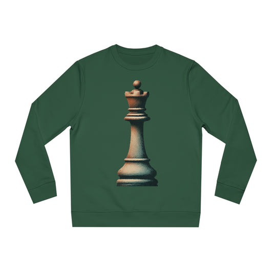 “Unisex Changer Sweatshirt – Vintage Rook Design, Organic Cotton Blend”   Sweatshirt  72.00 Bottle-Green-2XL