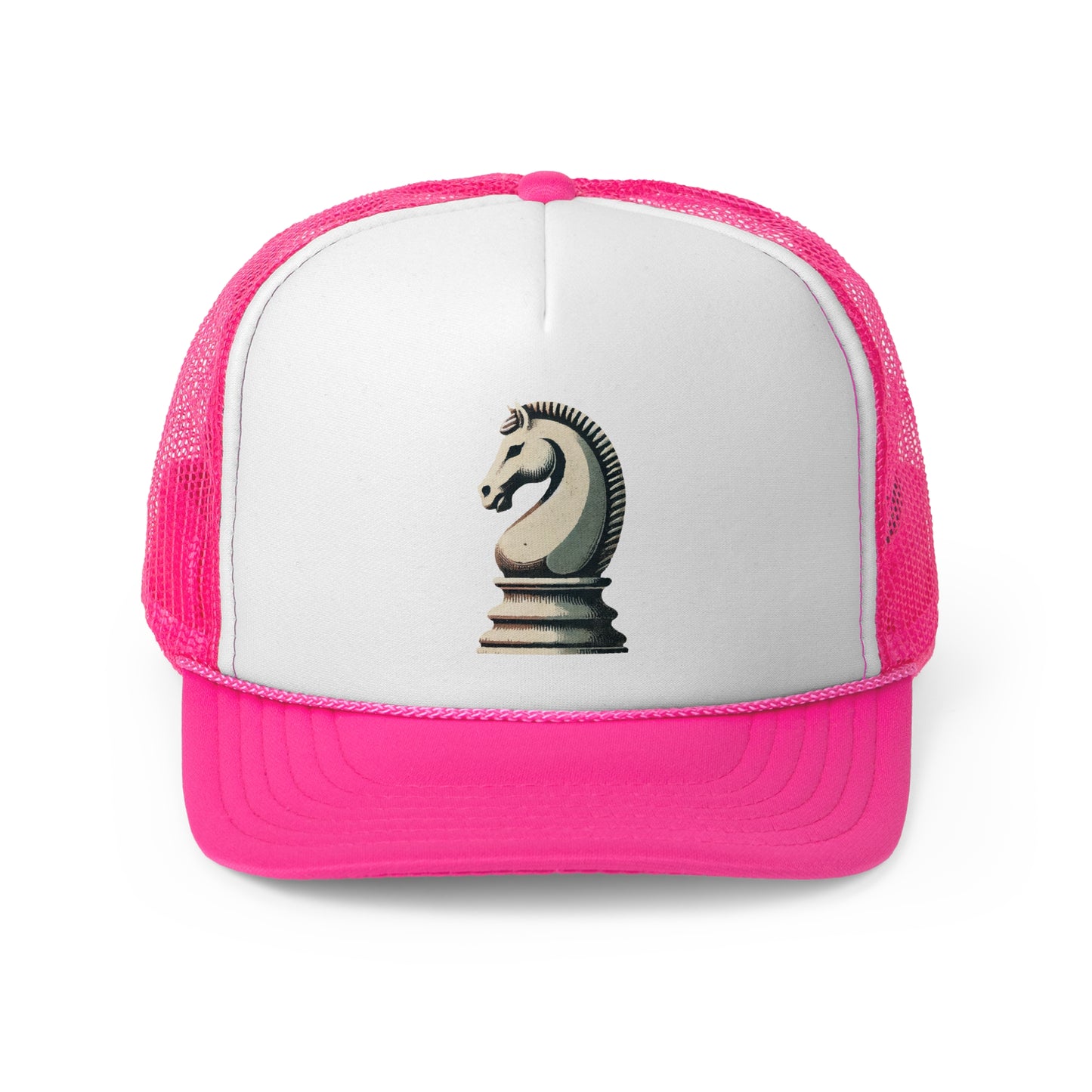 “Vintage Knight Trucker Cap – Adjustable and Durable, One Size Fits All”   Hats  27.00 Pink-One-size