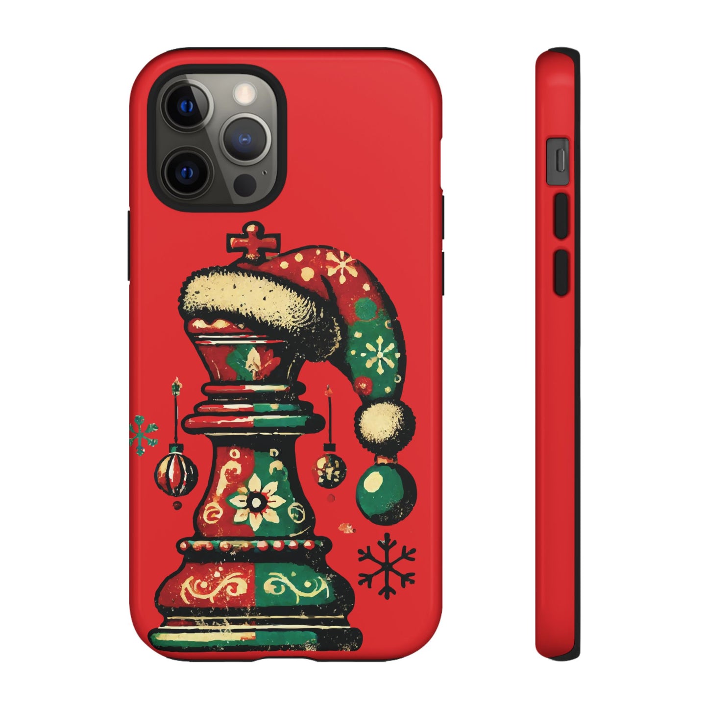 Funda Tough Case Rey Vintage – Protección y estilo navideño retro   Phone Case  24.00 iPhone-12-Pro-Glossy