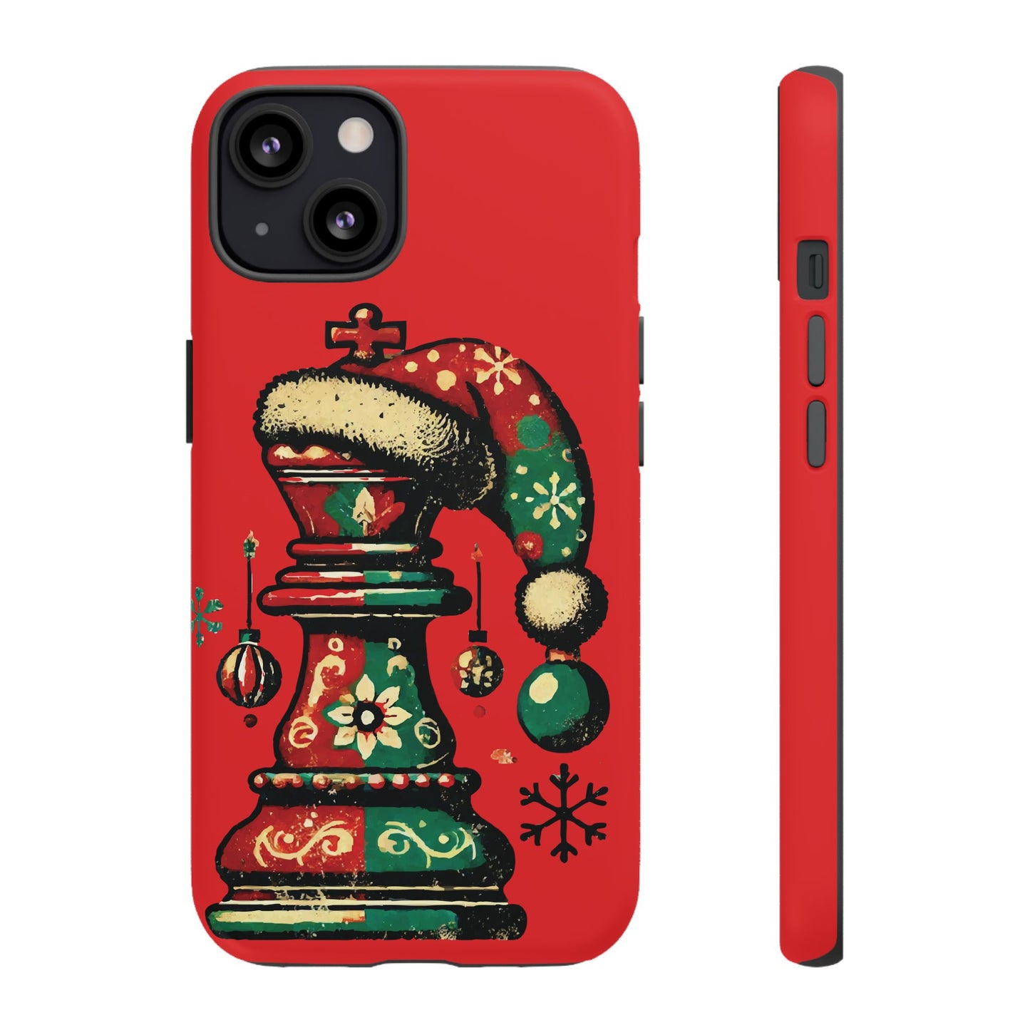 Funda Tough Case Rey Vintage – Protección y estilo navideño retro   Phone Case  24.00 iPhone-13-Matte