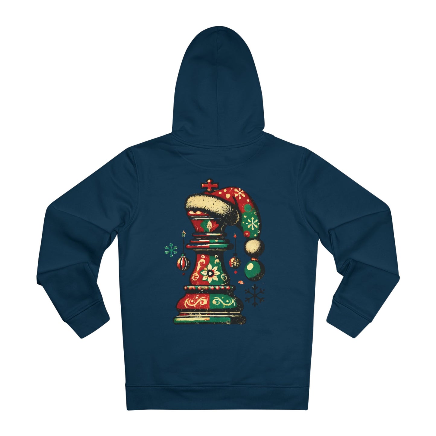 Sudadera Unisex Cruiser con Capucha - Rey de Ajedrez Vintage Navideño   Hoodie  72.00 French-Navy-5XL