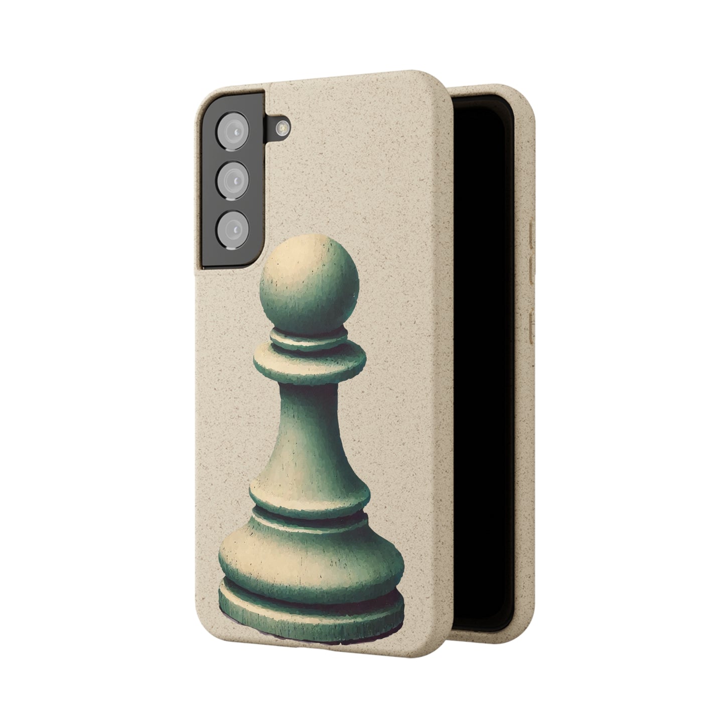 “Biodegradable Phone Case – Vintage Pawn Design, Eco-Friendly Choice”   Phone Case