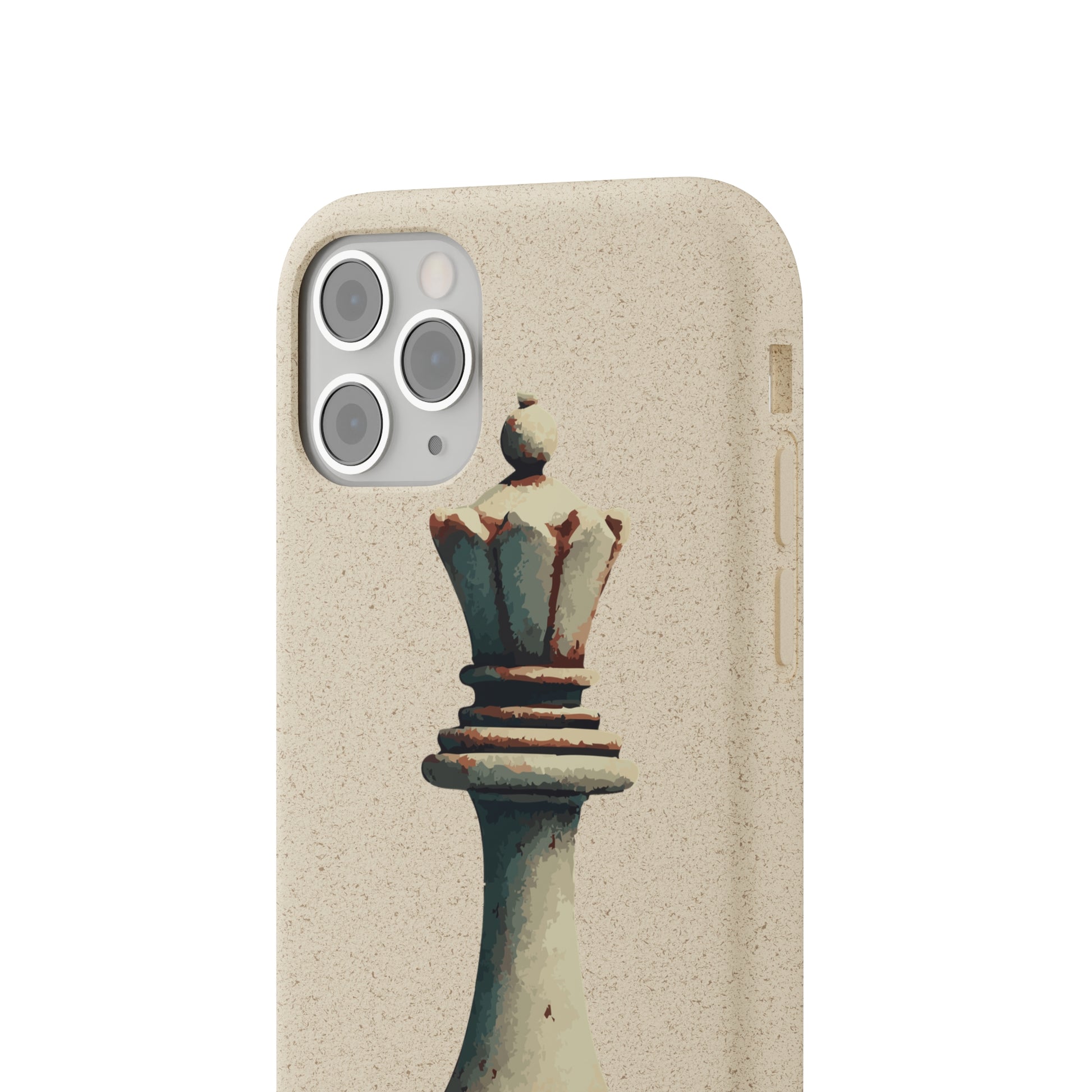 “Funda Biodegradable Reina de Ajedrez – Estilo Retro y Sostenible”   Phone Case