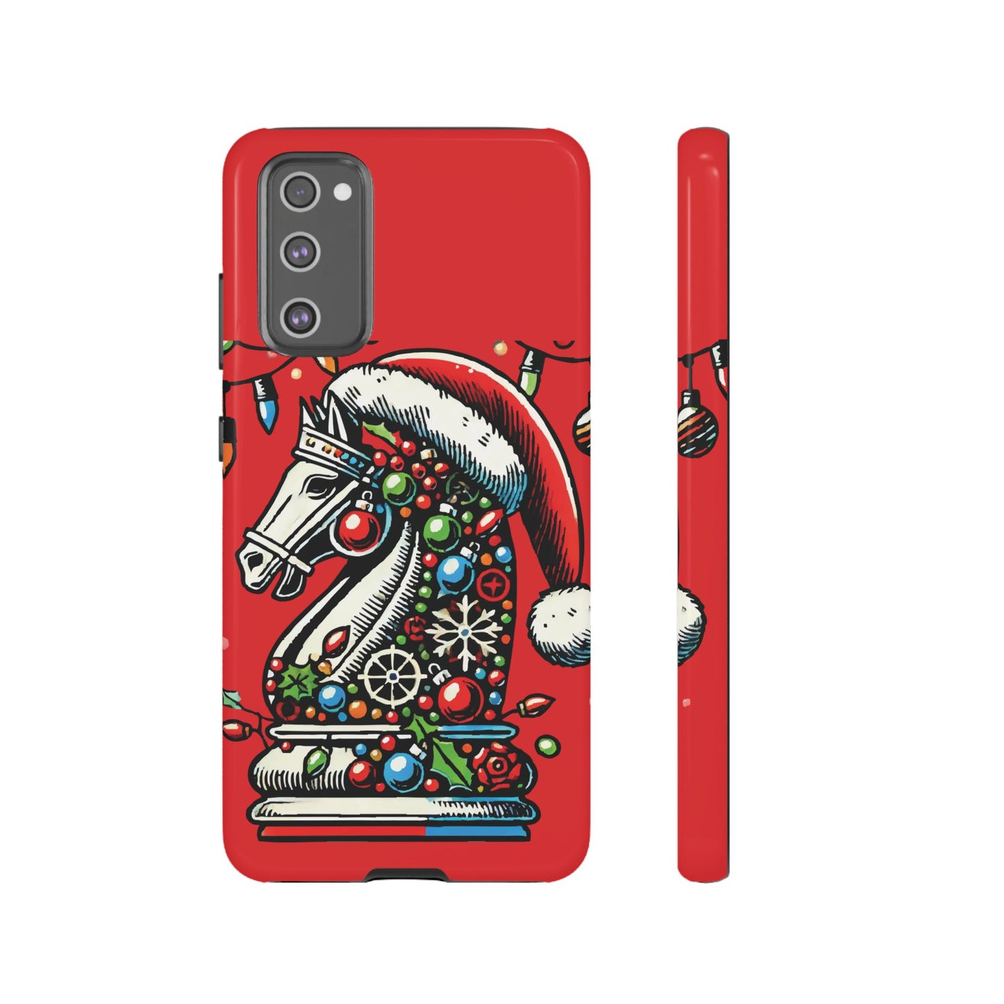 Funda Tough Navidad - Caballo Ajedrez Pop Art para iPhone, Samsung y Pixel   Phone Case  24.00 Samsung-Galaxy-S20-FE-Glossy