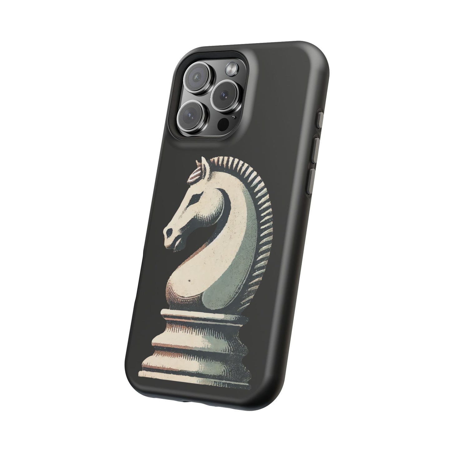 “Magnetic Tough Phone Case – Vintage Knight Design, Durable Protection”   Phone Case