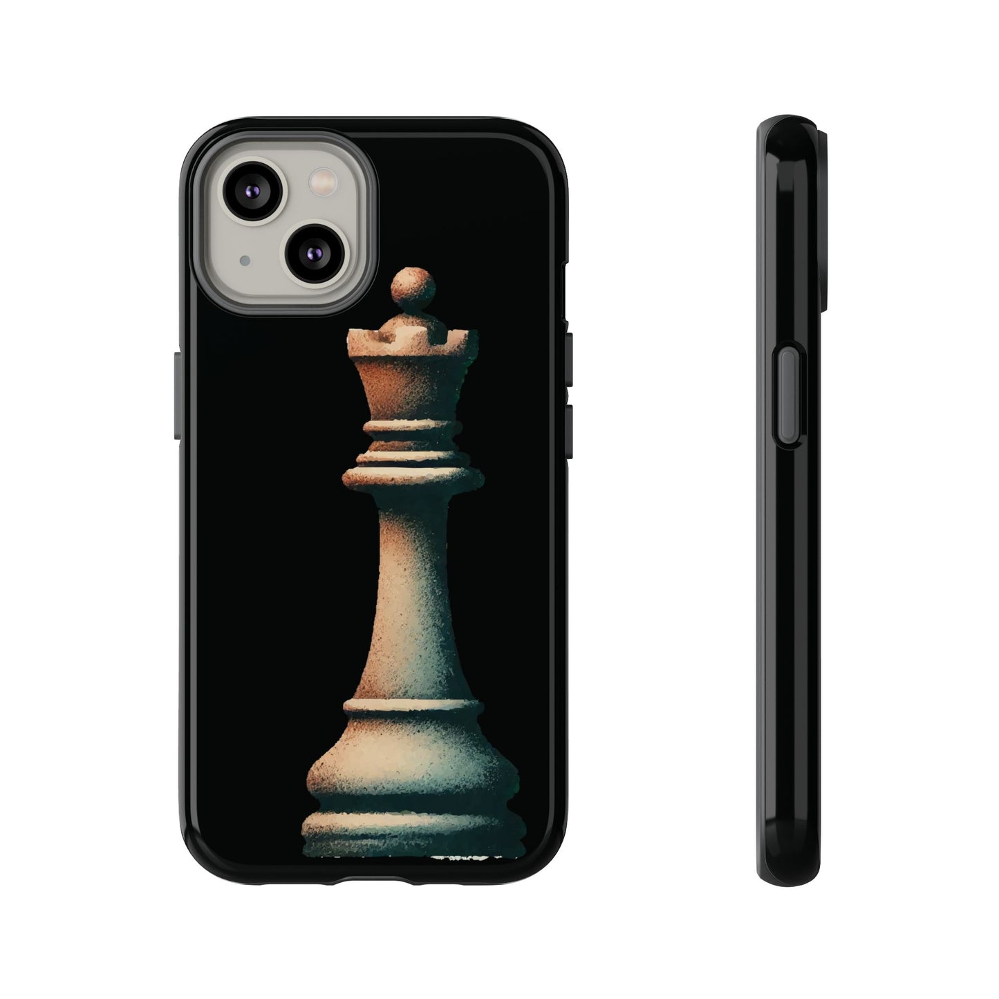 “Tough Phone Case – Vintage Rook Design, Dual-Layer Protection”   Phone Case  27.00 iPhone-14-Glossy