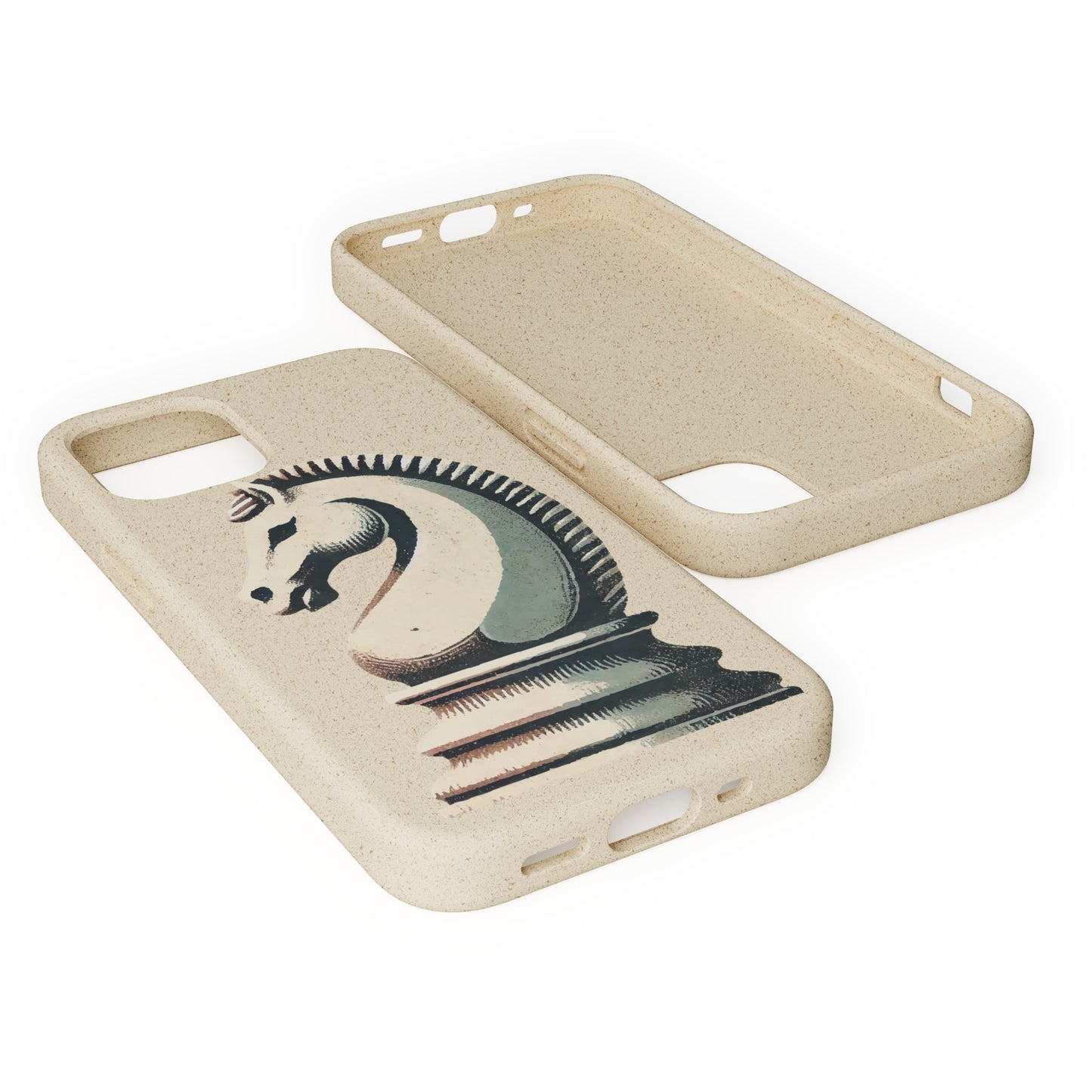 “Biodegradable Phone Case – Vintage Knight Design, Eco-Friendly Choice”   Phone Case