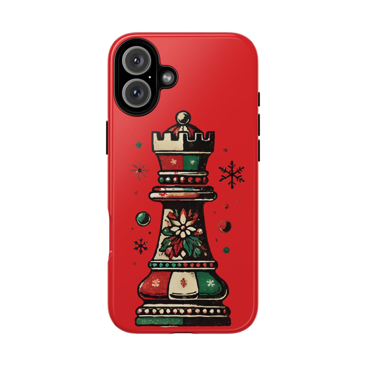 Funda Protectora para Móvil con Diseño de Torre de Ajedrez Vintage Navideño   Phone Case  24.00 iPhone-16-Plus-Glossy