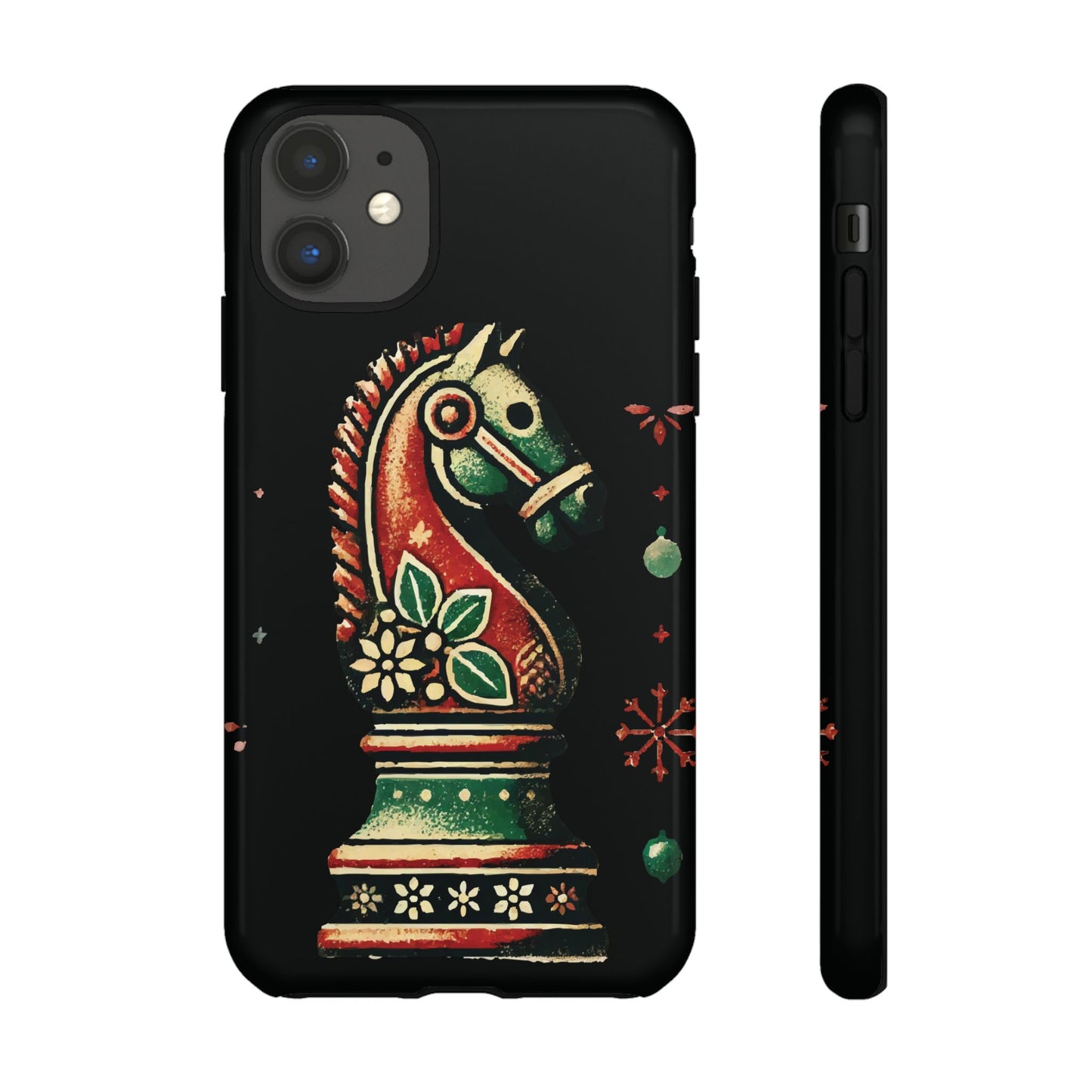 Funda Tough Case Vintage Caballo de Ajedrez – Estilo Navideño   Phone Case  24.00 iPhone-11-Glossy