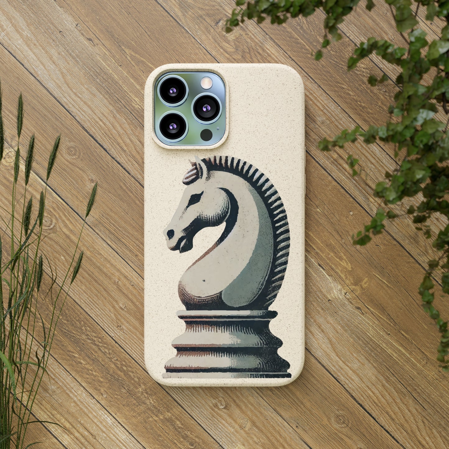 “Biodegradable Phone Case – Vintage Knight Design, Eco-Friendly Choice”   Phone Case