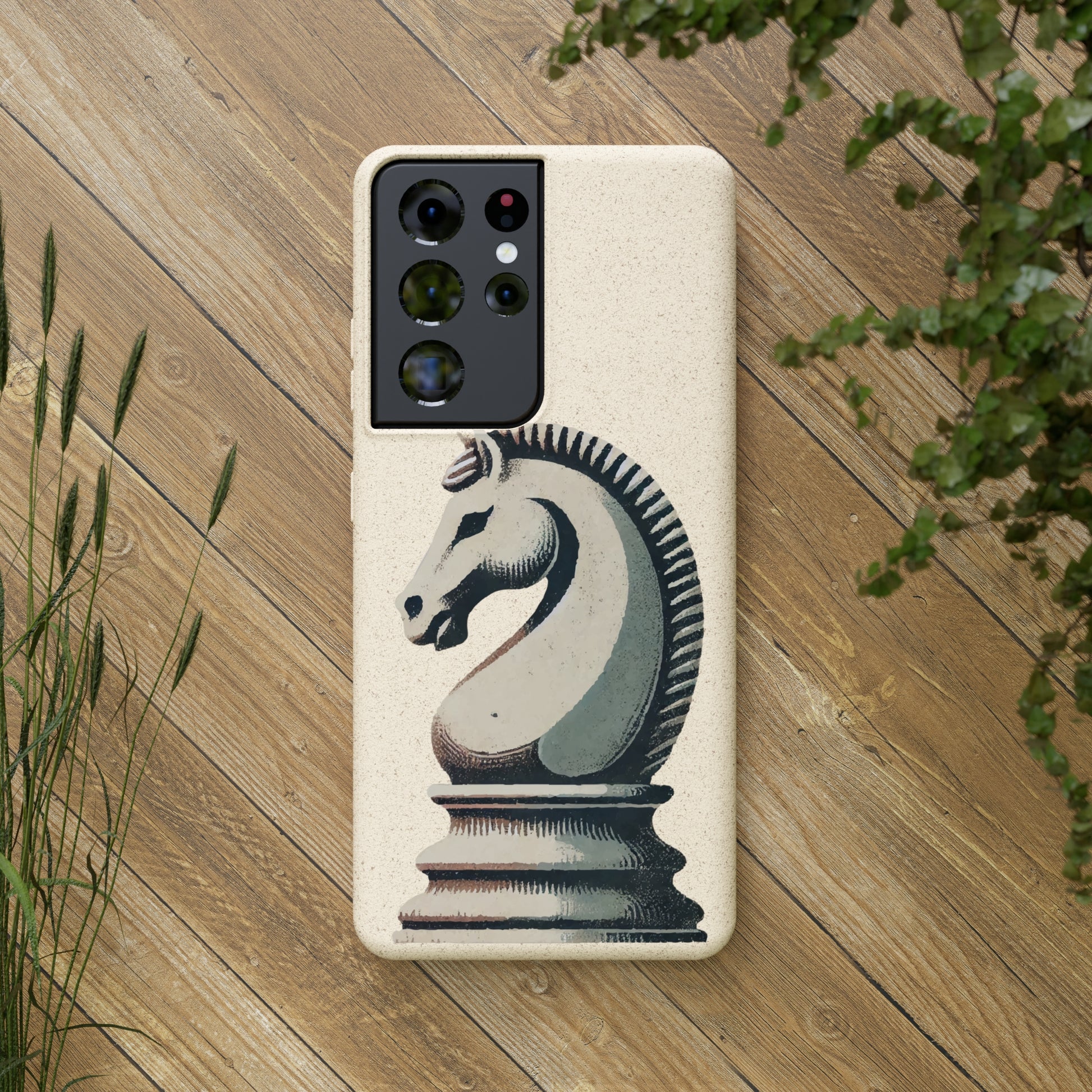 “Biodegradable Phone Case – Vintage Knight Design, Eco-Friendly Choice”   Phone Case