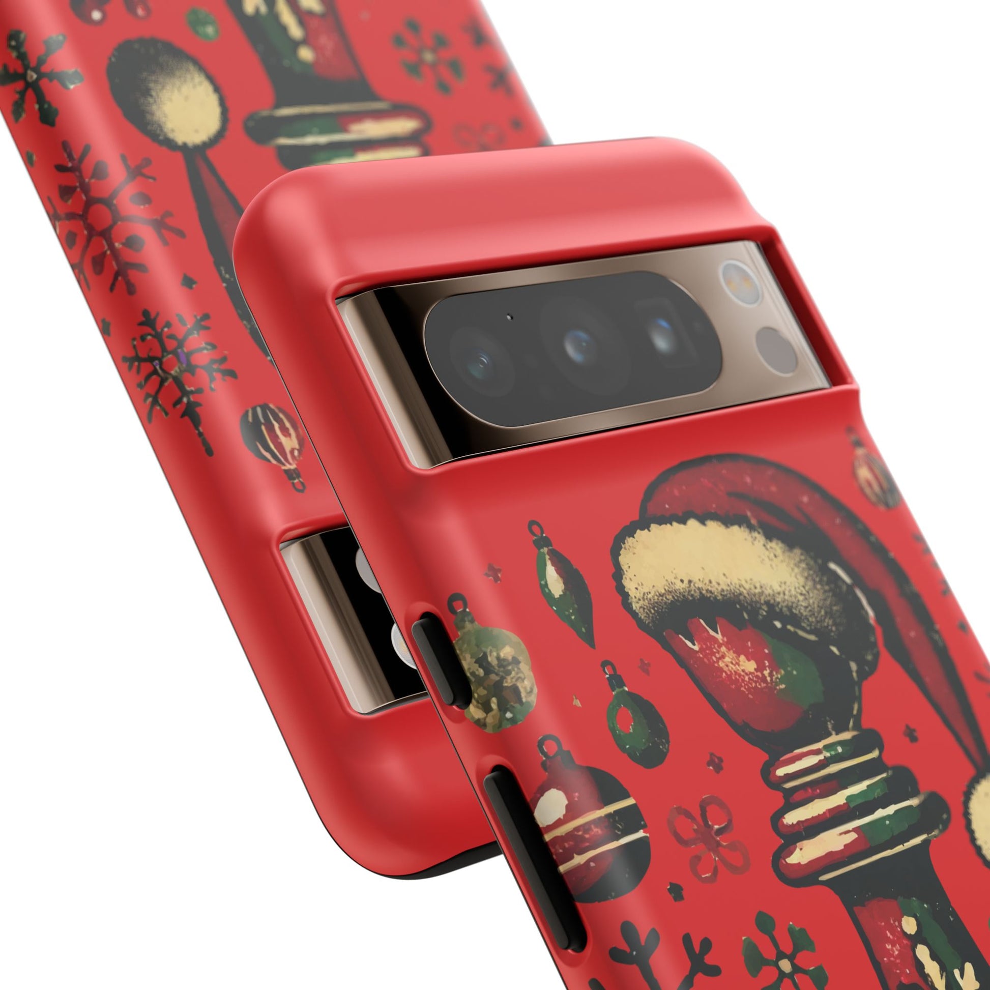 Fundas Tough para Móvil - Alfil Vintage Navideño, Doble Protección   Phone Case