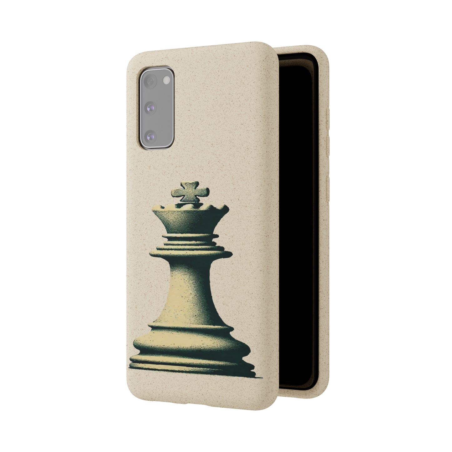 “Funda Biodegradable Rey de Ajedrez – Estilo Vintage y Sostenible”   Phone Case