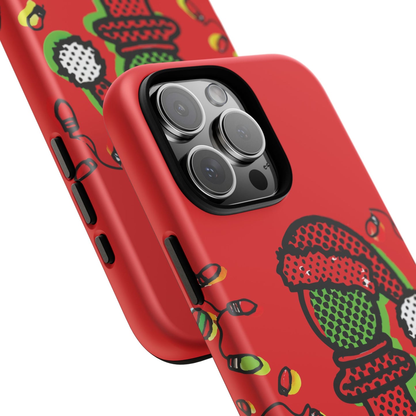 Funda Tough Peón de Ajedrez Navideño Pop Art – iPhone, Samsung y Pixel   Phone Case