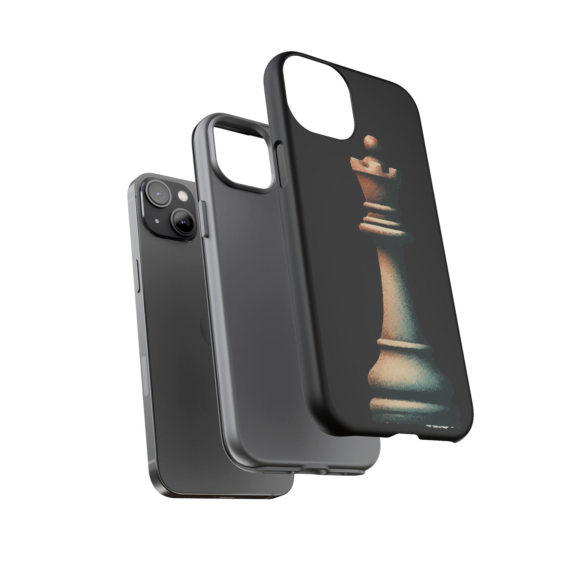 “Tough Phone Case – Vintage Rook Design, Dual-Layer Protection”   Phone Case