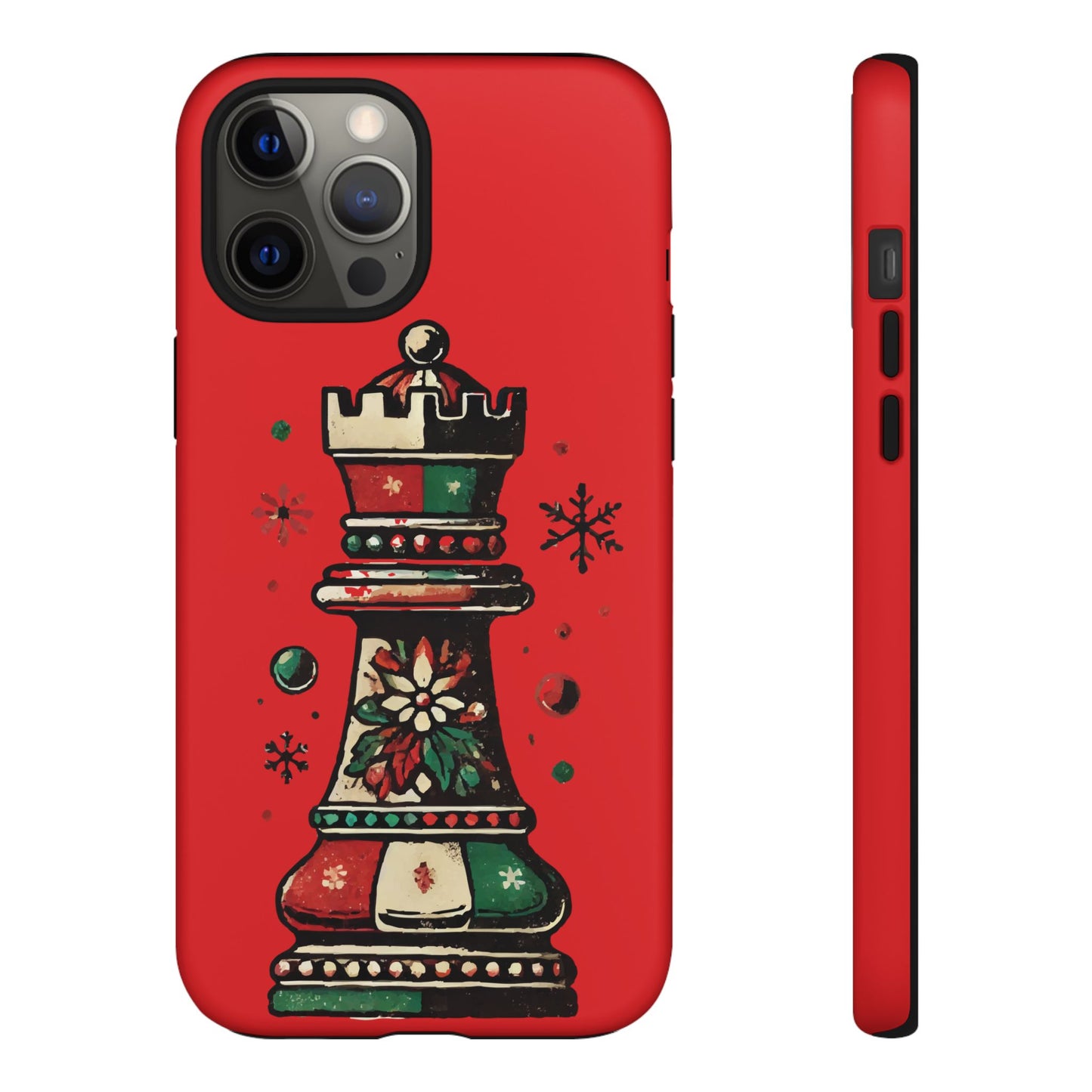 Funda Protectora para Móvil con Diseño de Torre de Ajedrez Vintage Navideño   Phone Case  24.00 iPhone-12-Pro-Max-Matte