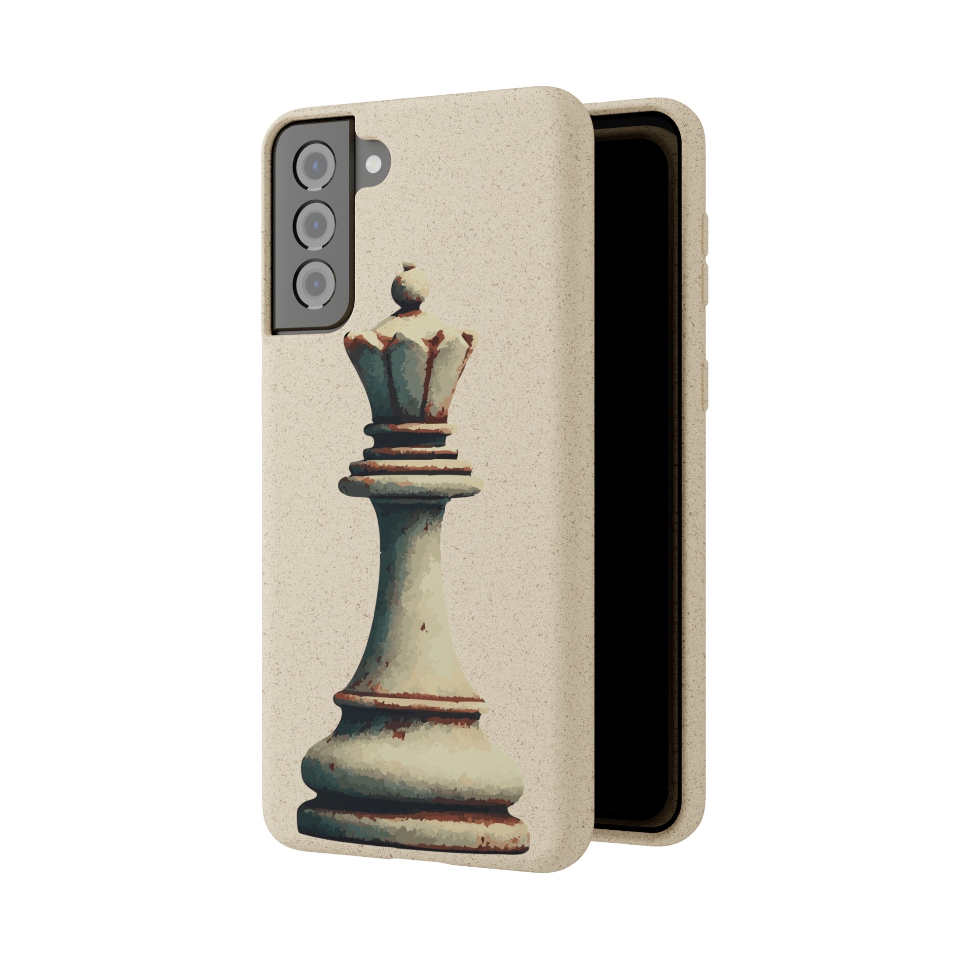 “Funda Biodegradable Reina de Ajedrez – Estilo Retro y Sostenible”   Phone Case