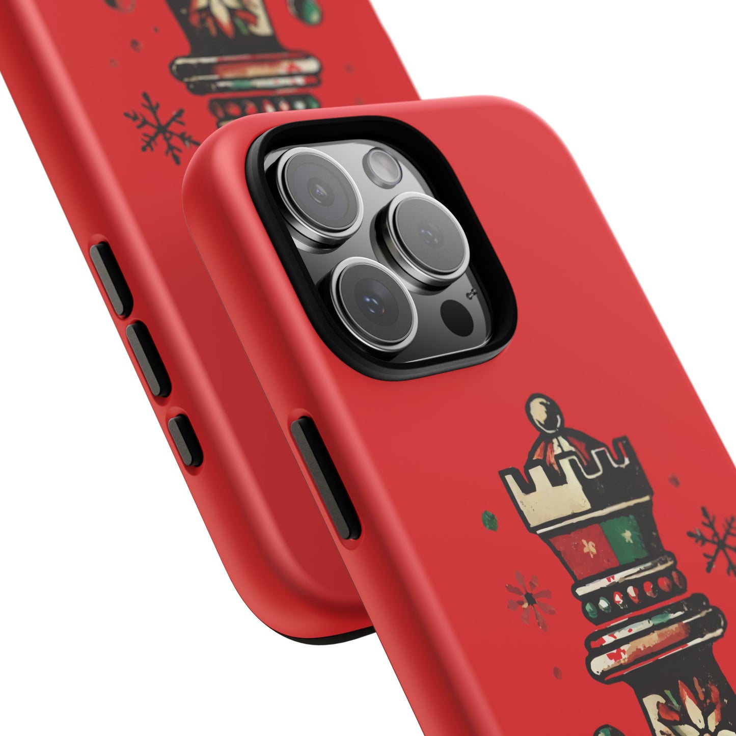 Funda Protectora para Móvil con Diseño de Torre de Ajedrez Vintage Navideño   Phone Case