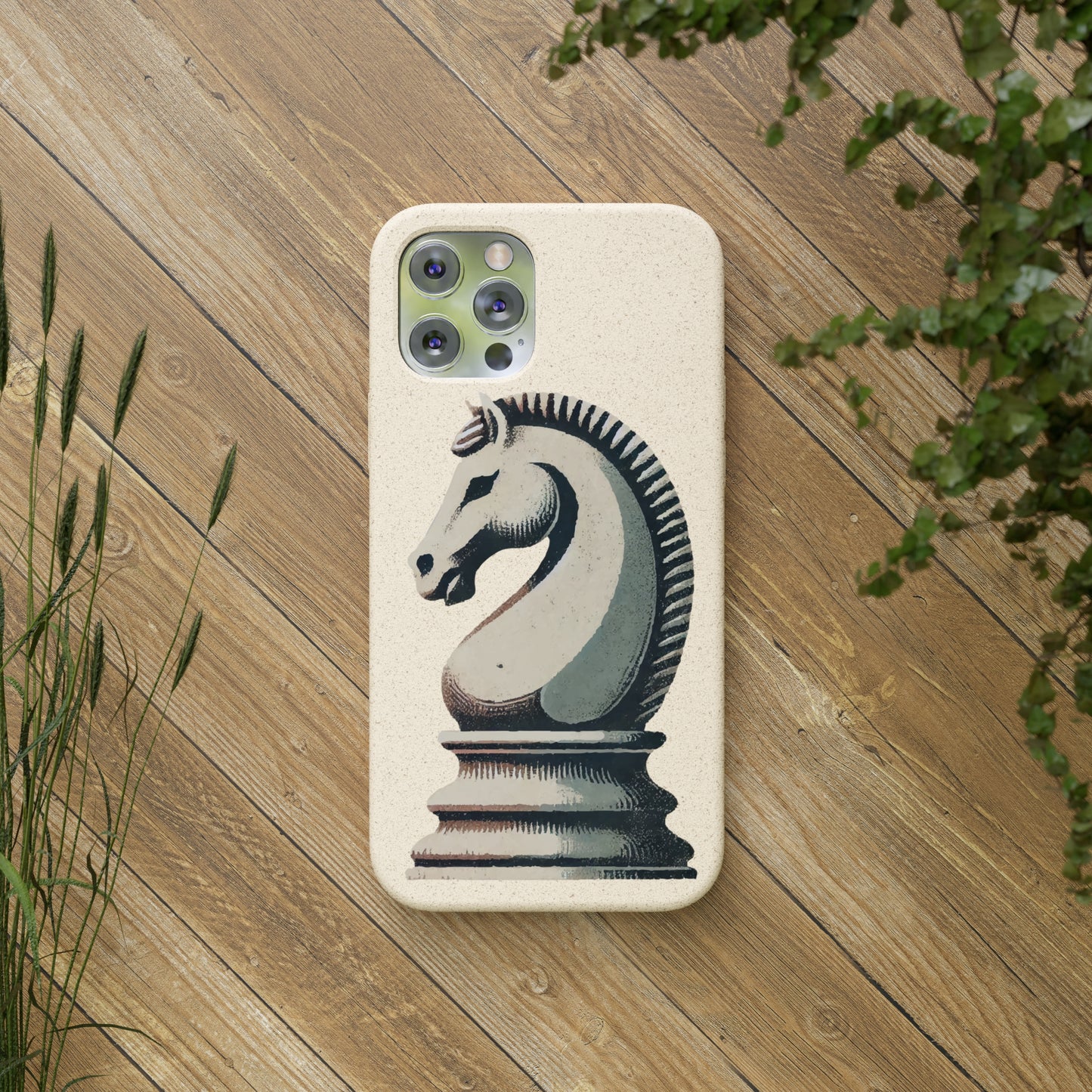 “Biodegradable Phone Case – Vintage Knight Design, Eco-Friendly Choice”   Phone Case