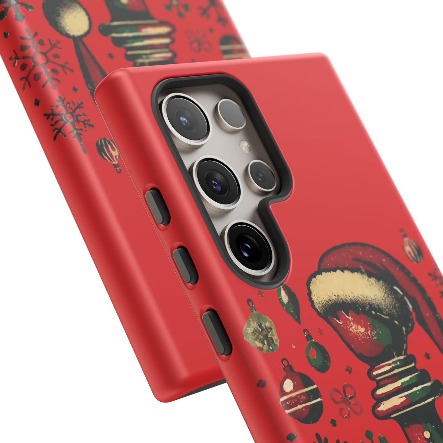 Fundas Tough para Móvil - Alfil Vintage Navideño, Doble Protección   Phone Case