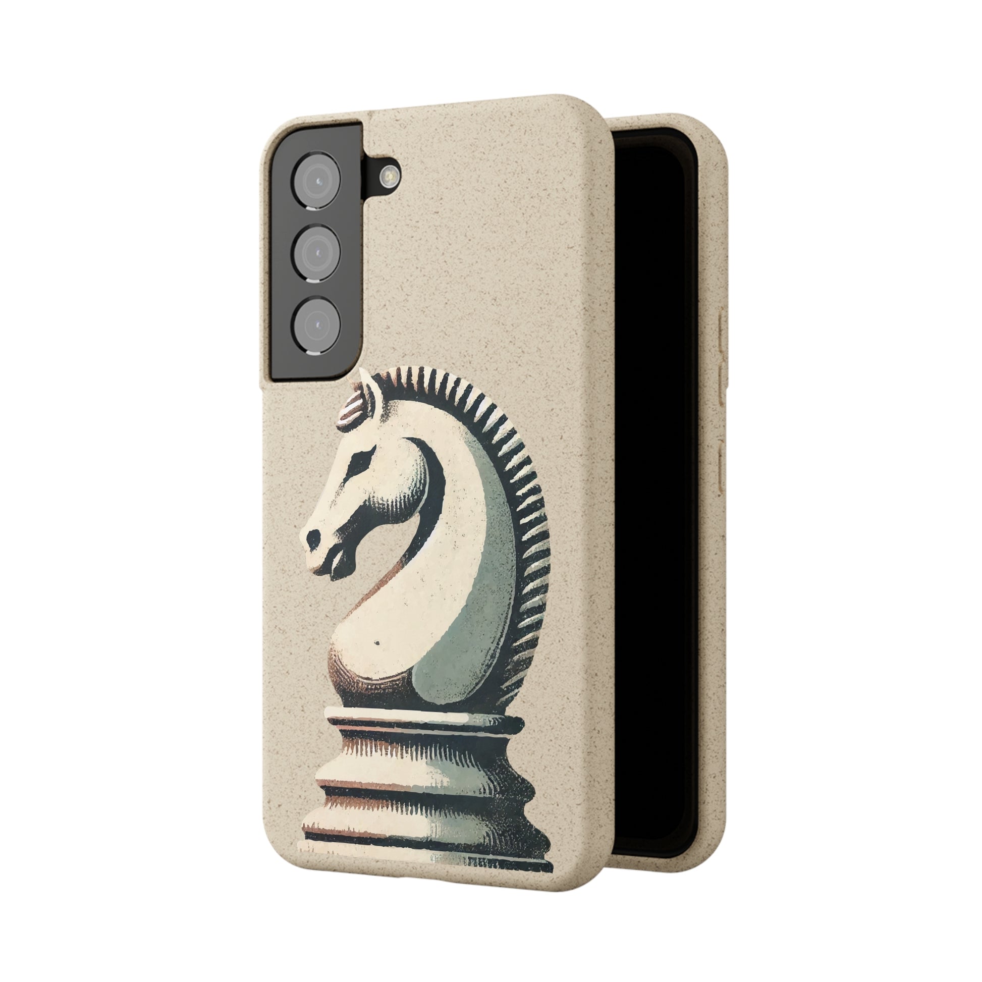 “Biodegradable Phone Case – Vintage Knight Design, Eco-Friendly Choice”   Phone Case