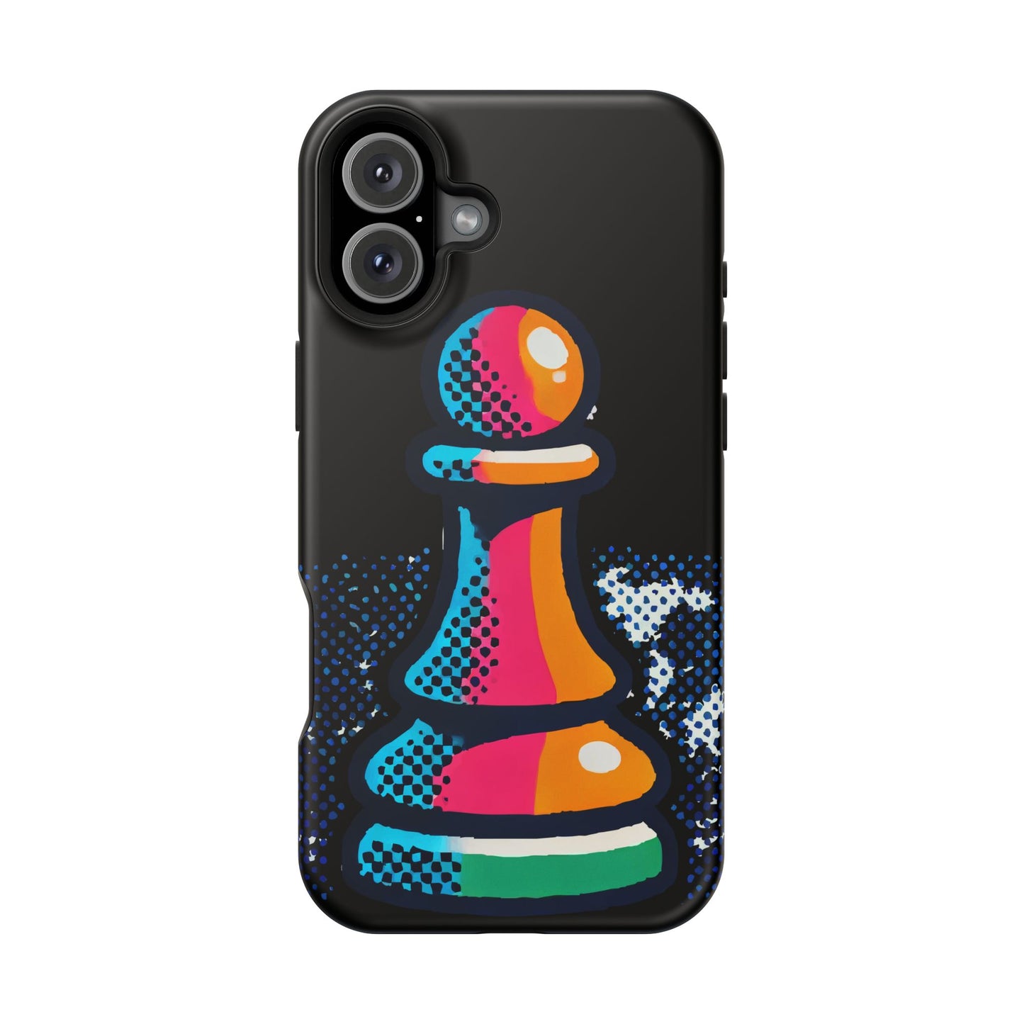 “Funda Magnética Peón de Ajedrez – Protección Robusta y Arte Abstracto”   Phone Case  27.00 iPhone-16-Plus-Matte