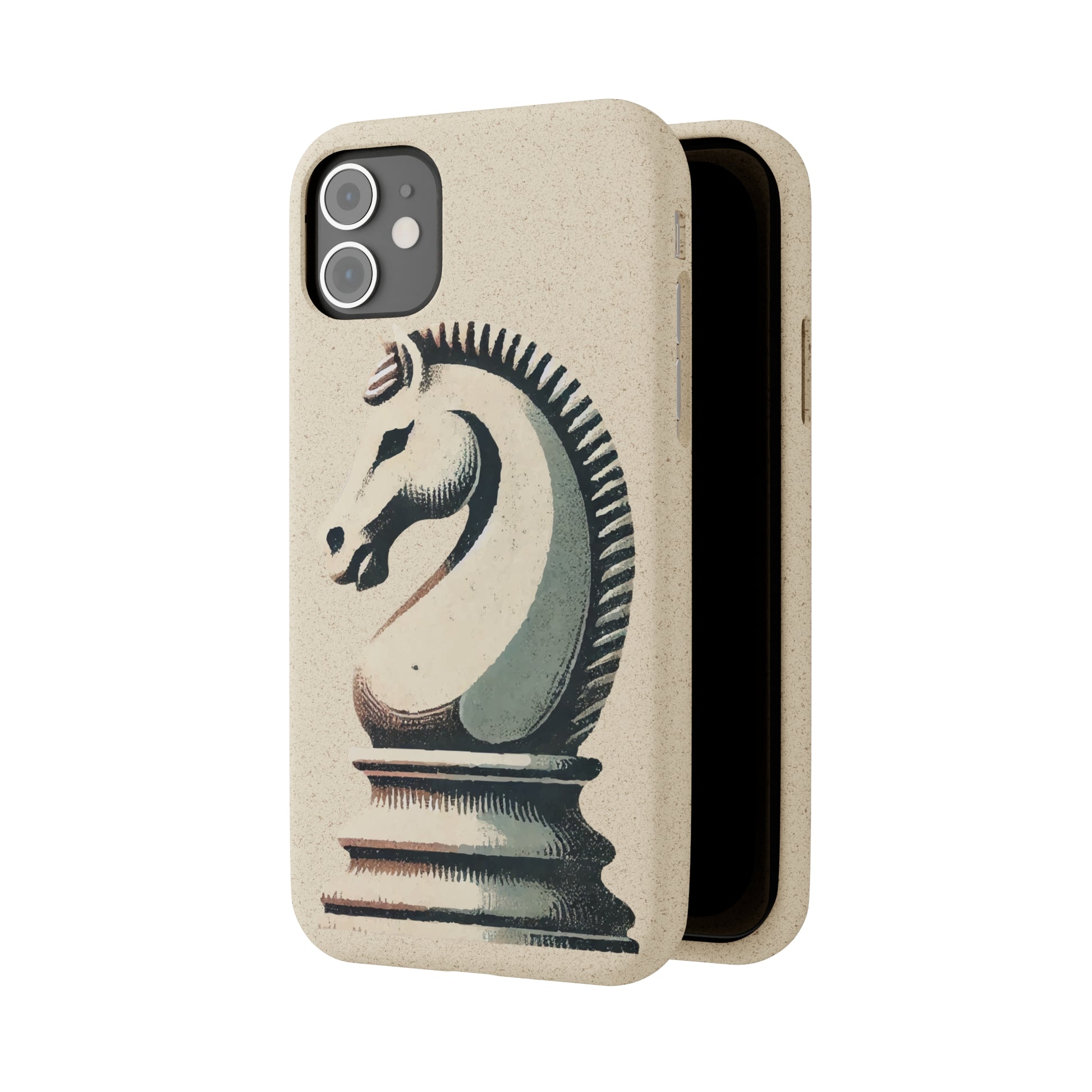 “Biodegradable Phone Case – Vintage Knight Design, Eco-Friendly Choice”   Phone Case