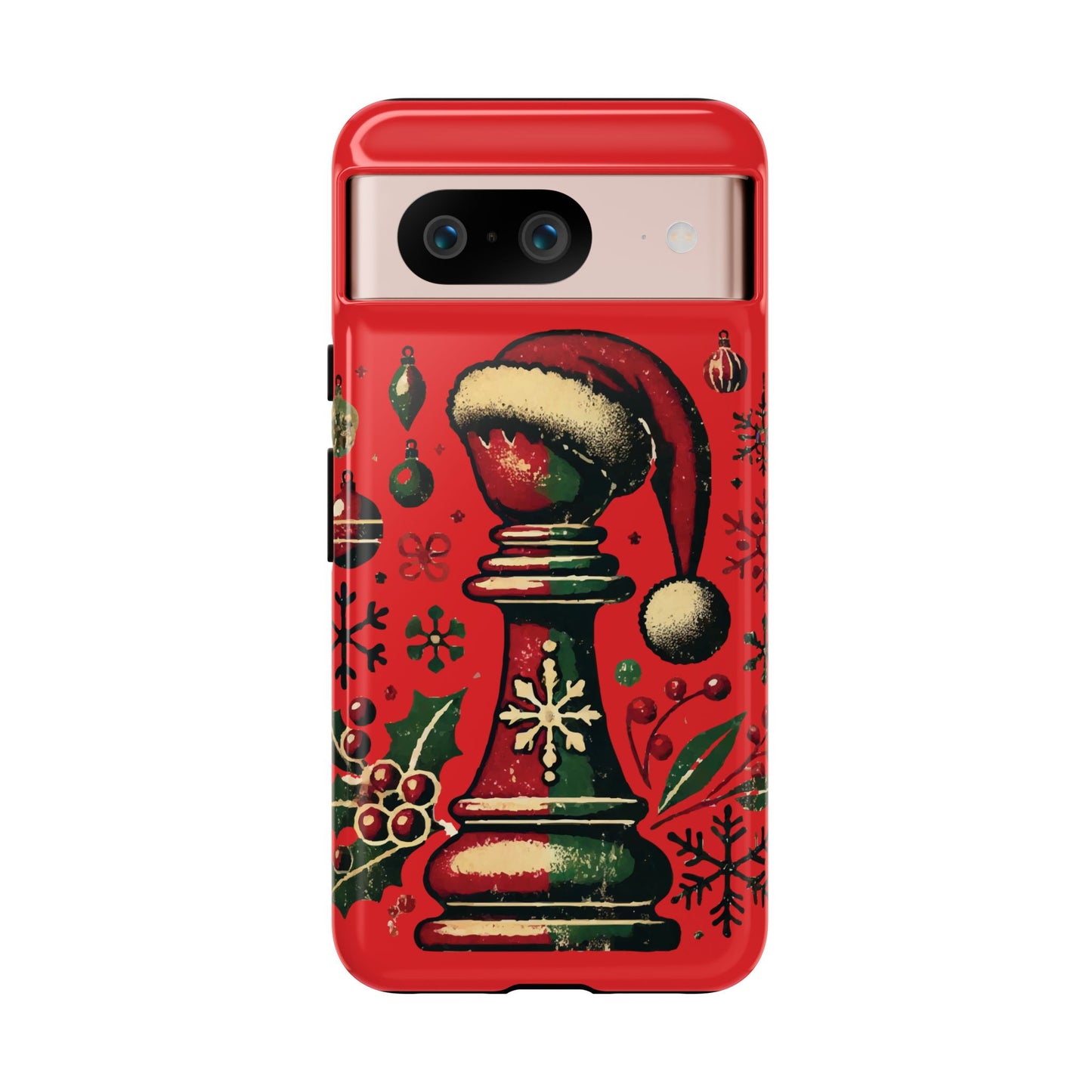 Fundas Tough para Móvil - Alfil Vintage Navideño, Doble Protección   Phone Case  24.00 Google-Pixel-8-Glossy