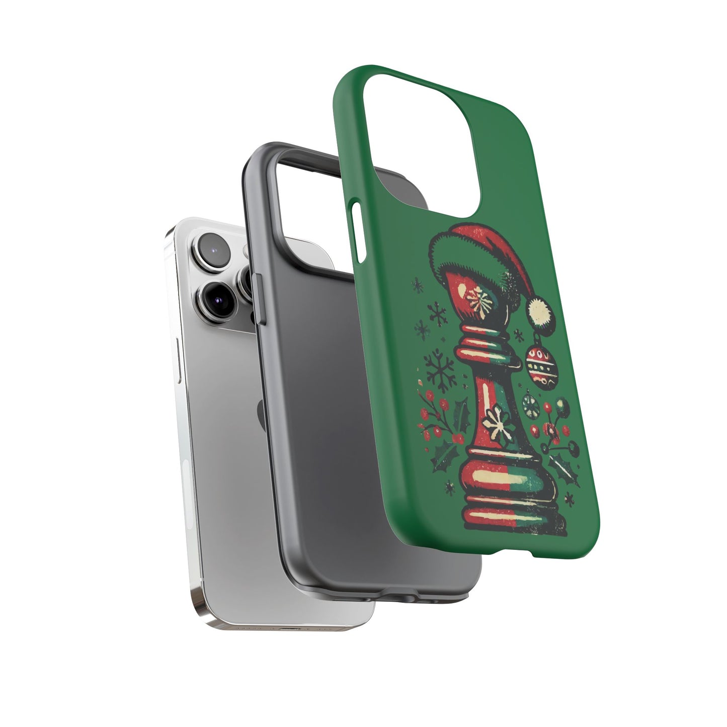 Funda Tough Case Peón Vintage Navidad - iPhone, Samsung, Google Pixel   Phone Case