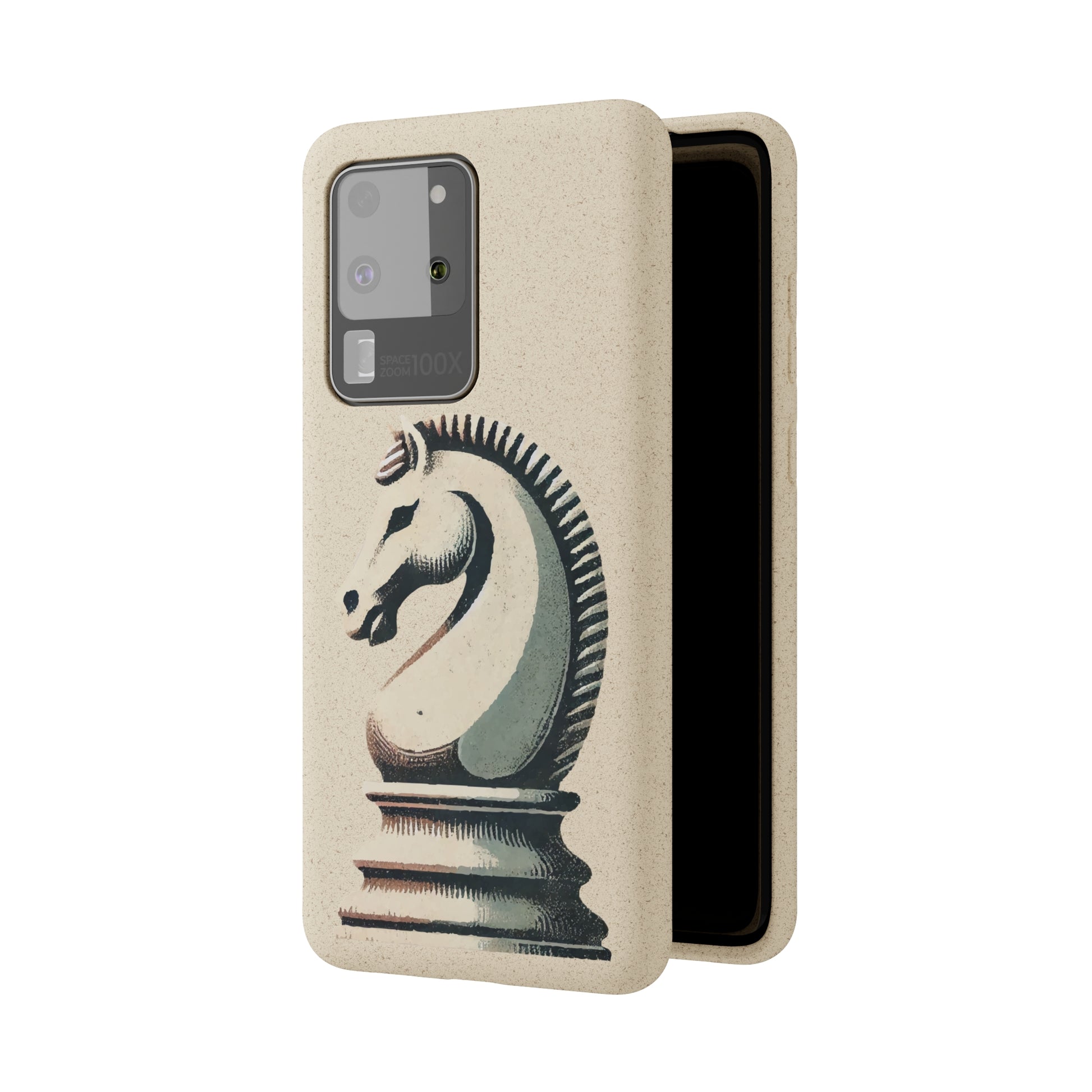 “Biodegradable Phone Case – Vintage Knight Design, Eco-Friendly Choice”   Phone Case