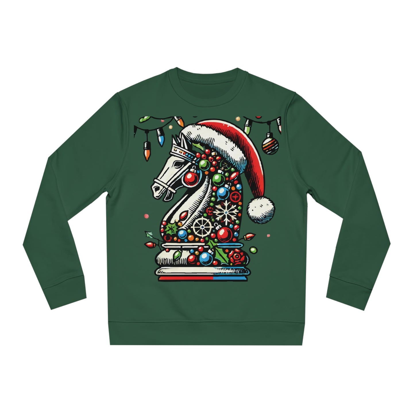 Sudadera Unisex Changer de Navidad – Cómoda, Sostenible y Festiva   Sweatshirt  63.00 Bottle-Green-2XL