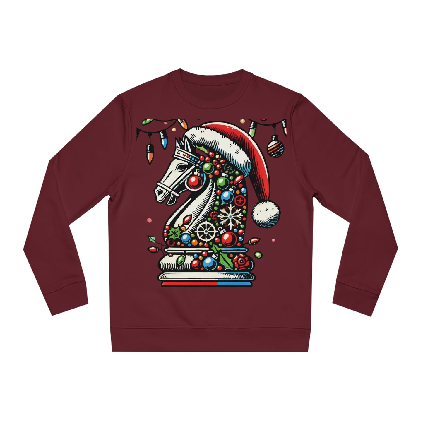 Sudadera Unisex Changer de Navidad – Cómoda, Sostenible y Festiva   Sweatshirt  63.00 Burgundy-2XL