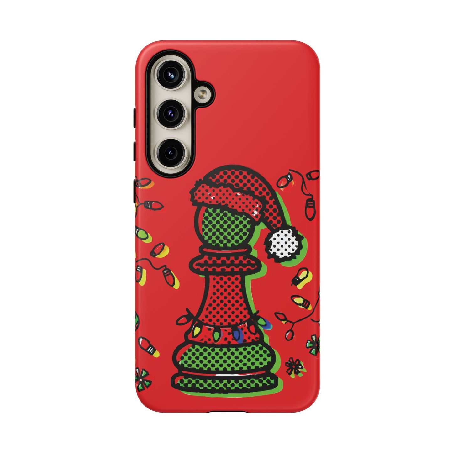 Funda Tough Peón de Ajedrez Navideño Pop Art – iPhone, Samsung y Pixel   Phone Case  24.00 Samsung-Galaxy-S24-Plus-Matte