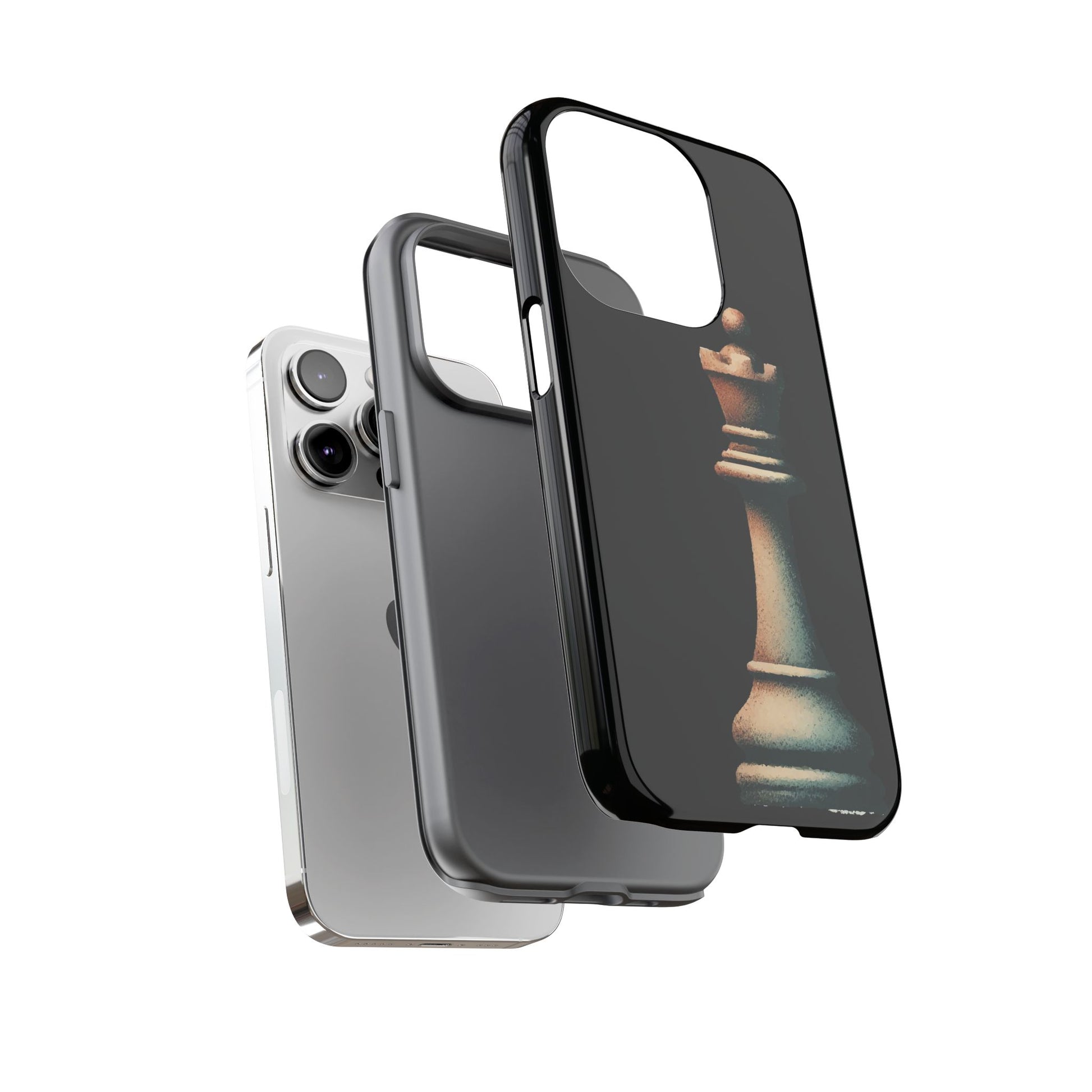 “Tough Phone Case – Vintage Rook Design, Dual-Layer Protection”   Phone Case