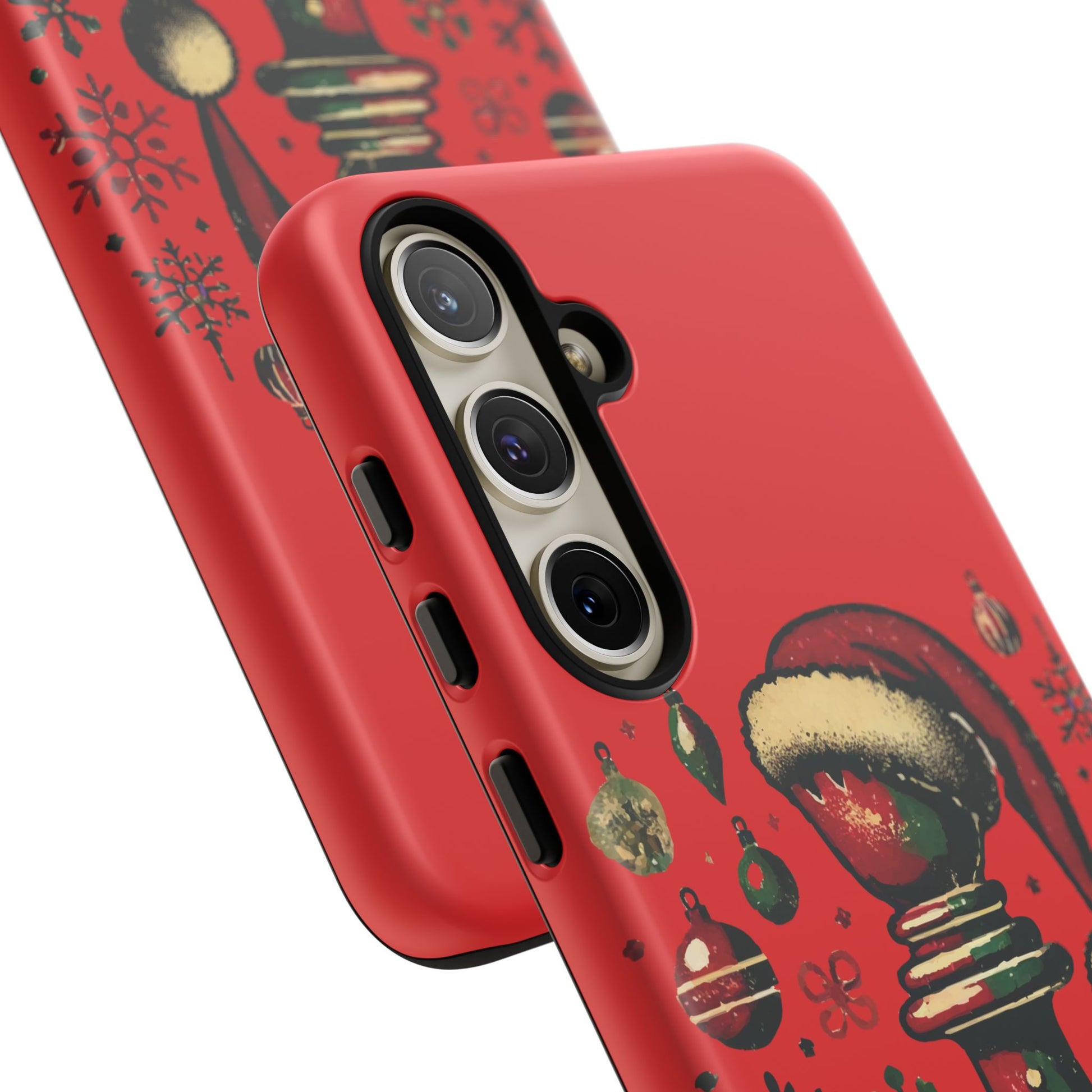 Fundas Tough para Móvil - Alfil Vintage Navideño, Doble Protección   Phone Case