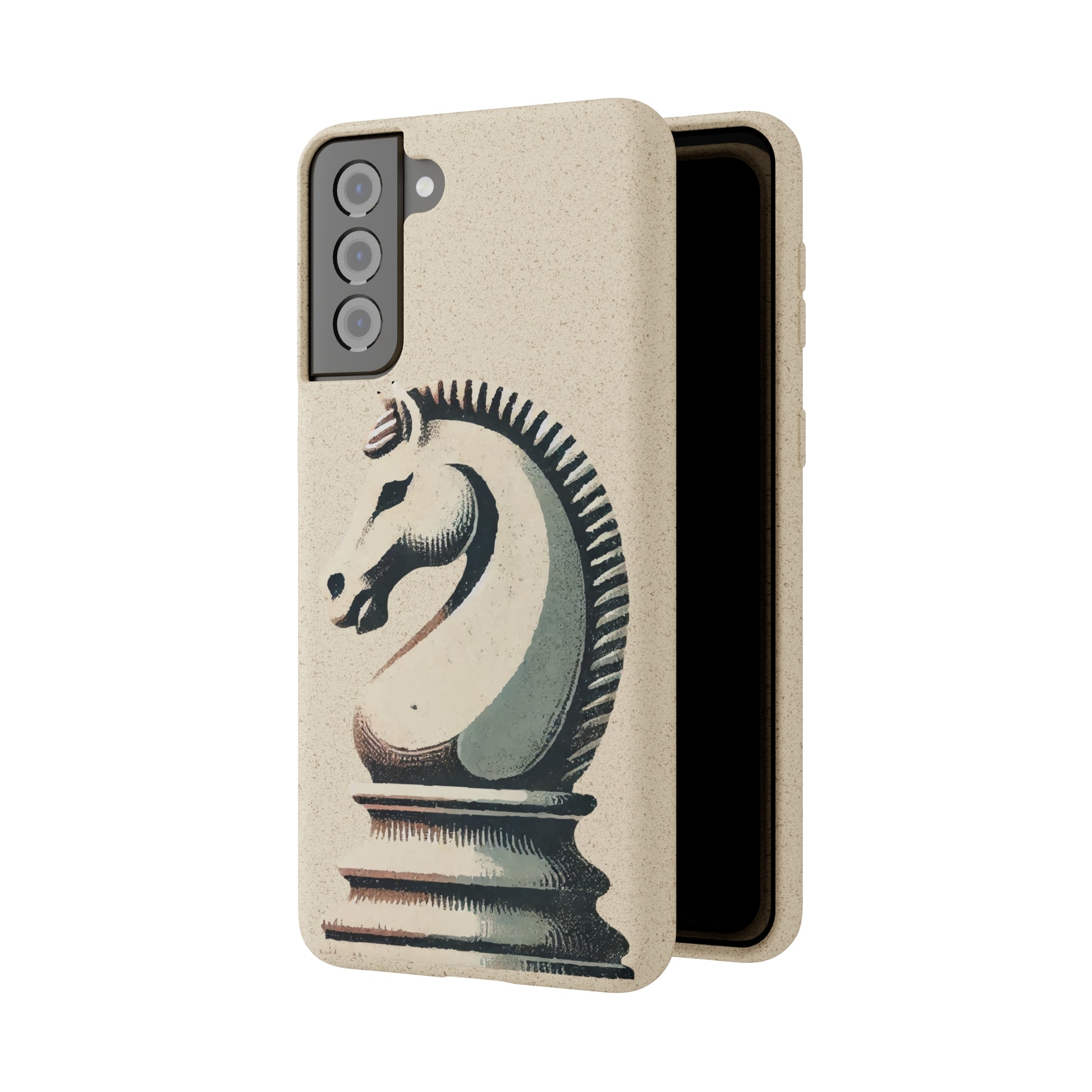 “Biodegradable Phone Case – Vintage Knight Design, Eco-Friendly Choice”   Phone Case