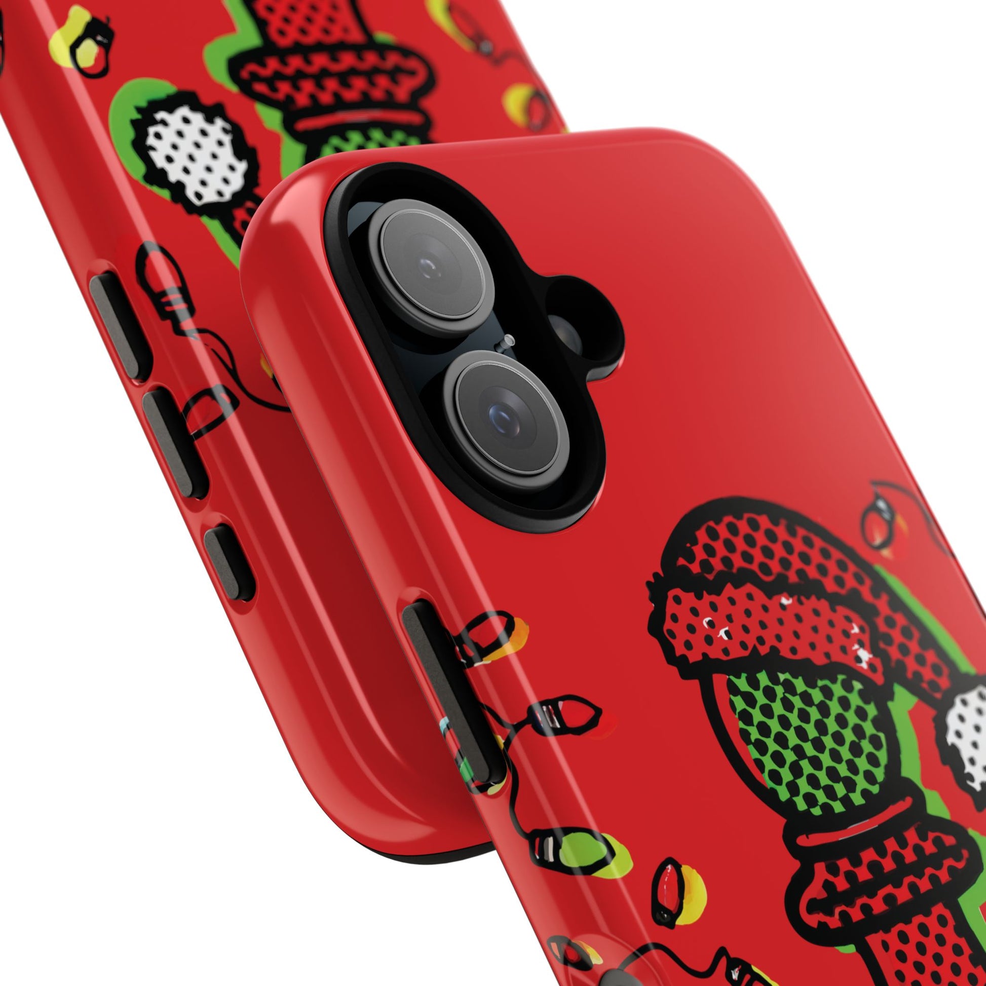 Funda Tough Peón de Ajedrez Navideño Pop Art – iPhone, Samsung y Pixel   Phone Case