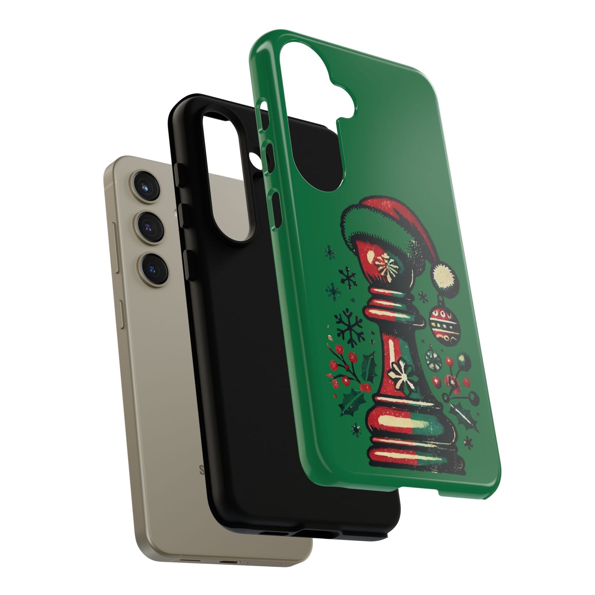 Funda Tough Case Peón Vintage Navidad - iPhone, Samsung, Google Pixel   Phone Case