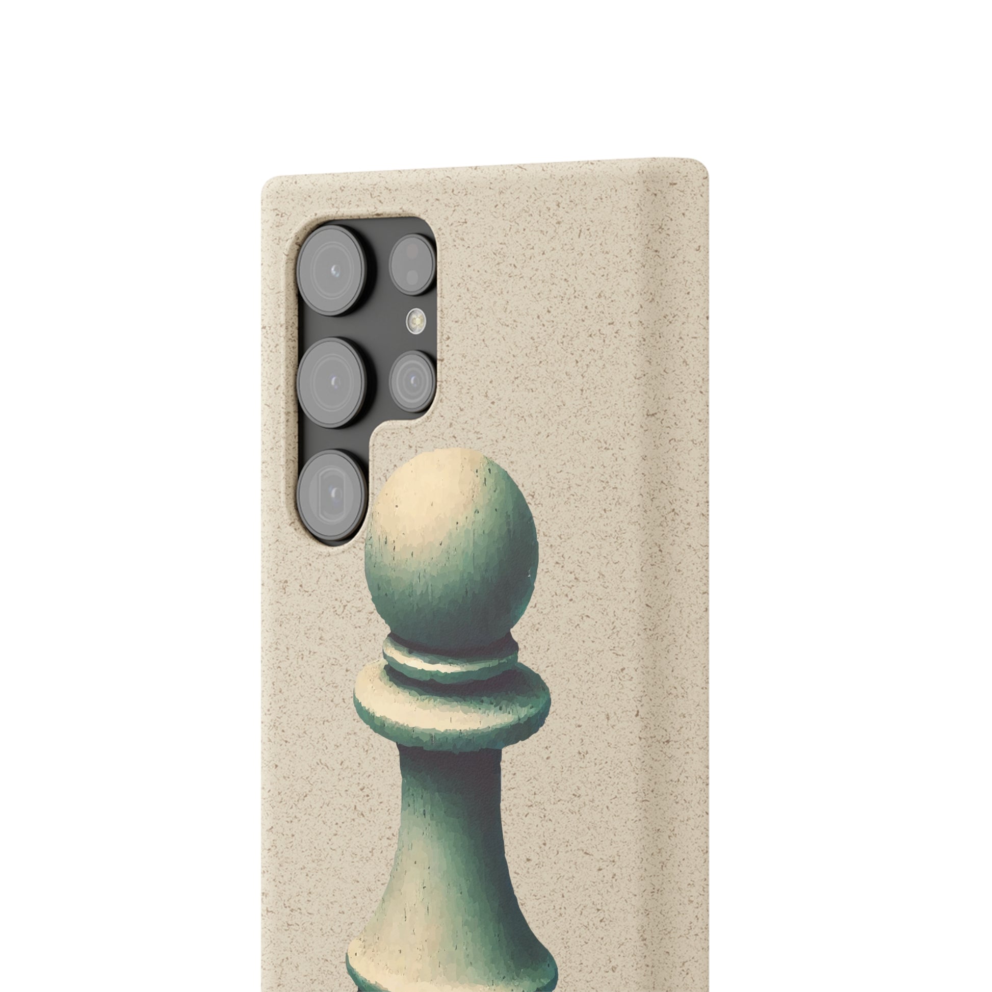 “Biodegradable Phone Case – Vintage Pawn Design, Eco-Friendly Choice”   Phone Case