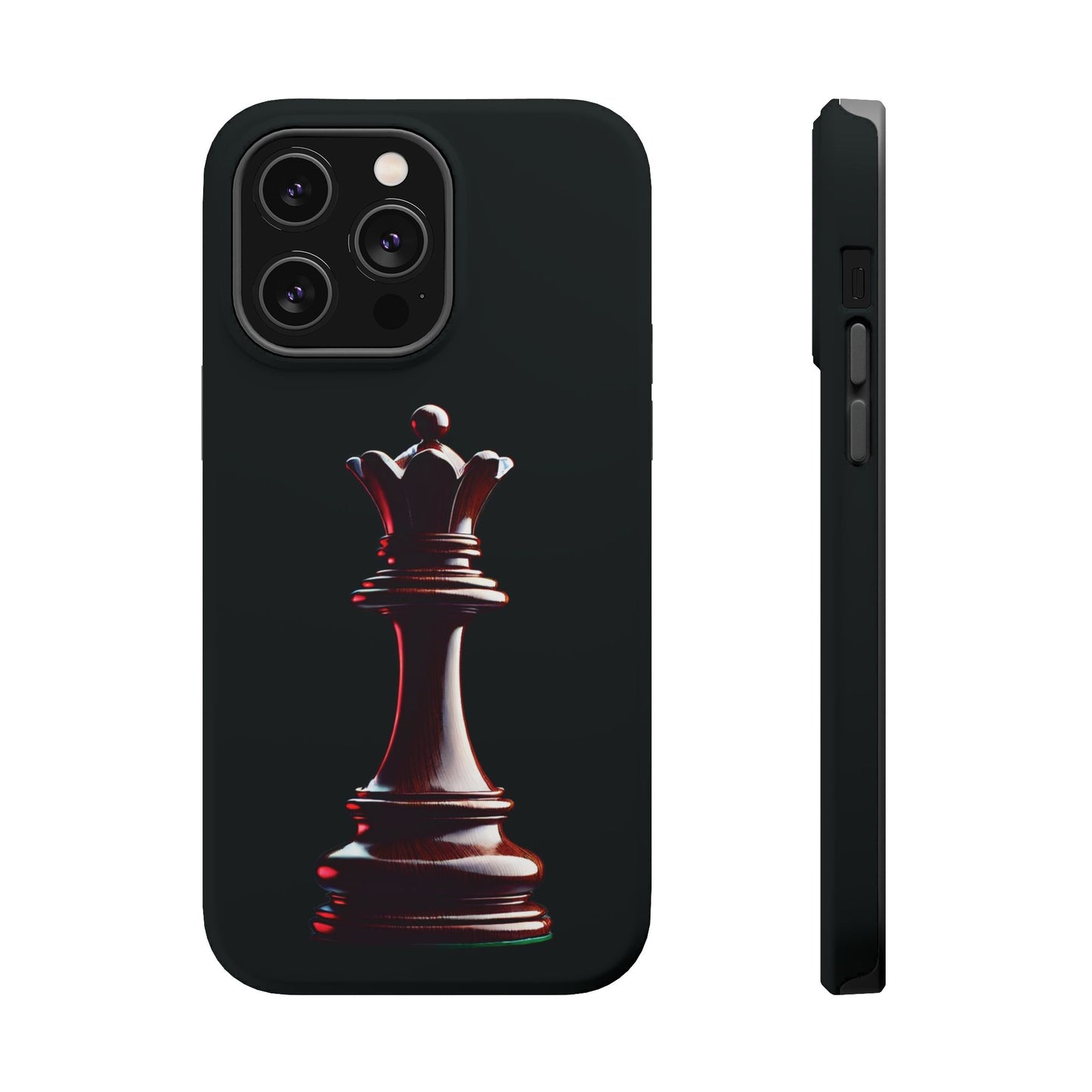 Funda Magnética para iPhone con Diseño Hiperrealista de Reina de Ajedrez