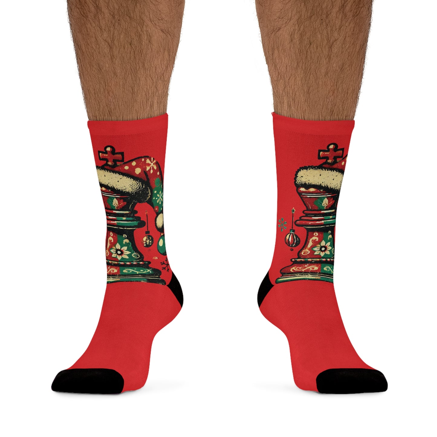 Calcetines de Navidad - Rey Vintage, Unisex y Ecológicos   All Over Prints