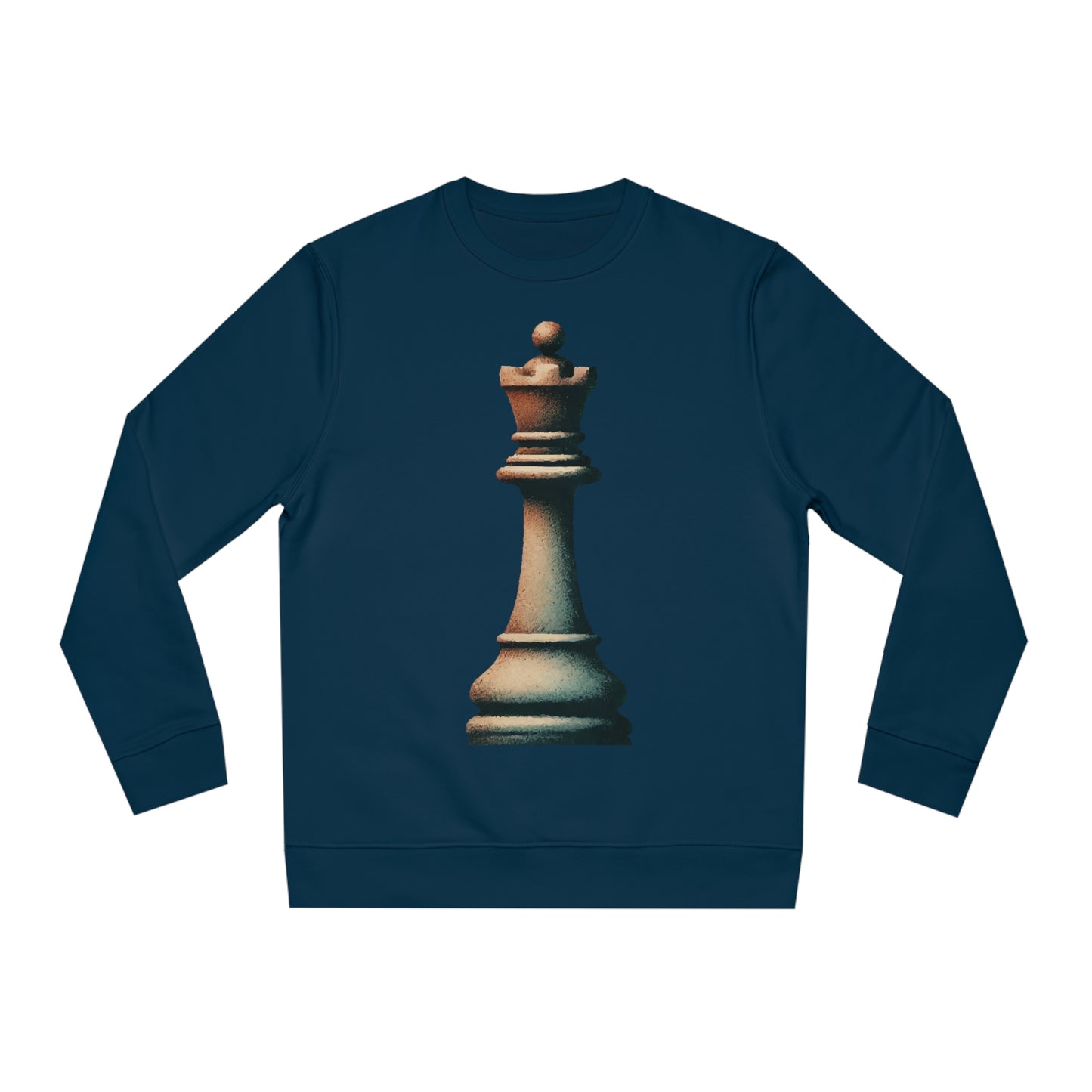 “Unisex Changer Sweatshirt – Vintage Rook Design, Organic Cotton Blend”   Sweatshirt  72.00 French-Navy-2XL