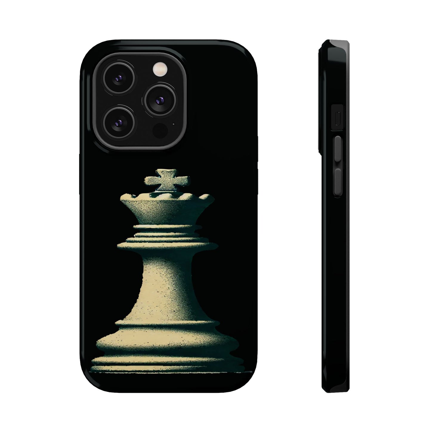 “Funda Magnética Rey de Ajedrez – Protección Robusta y Estilo Vintage”   Phone Case  24.00 iPhone-14-Pro-Glossy