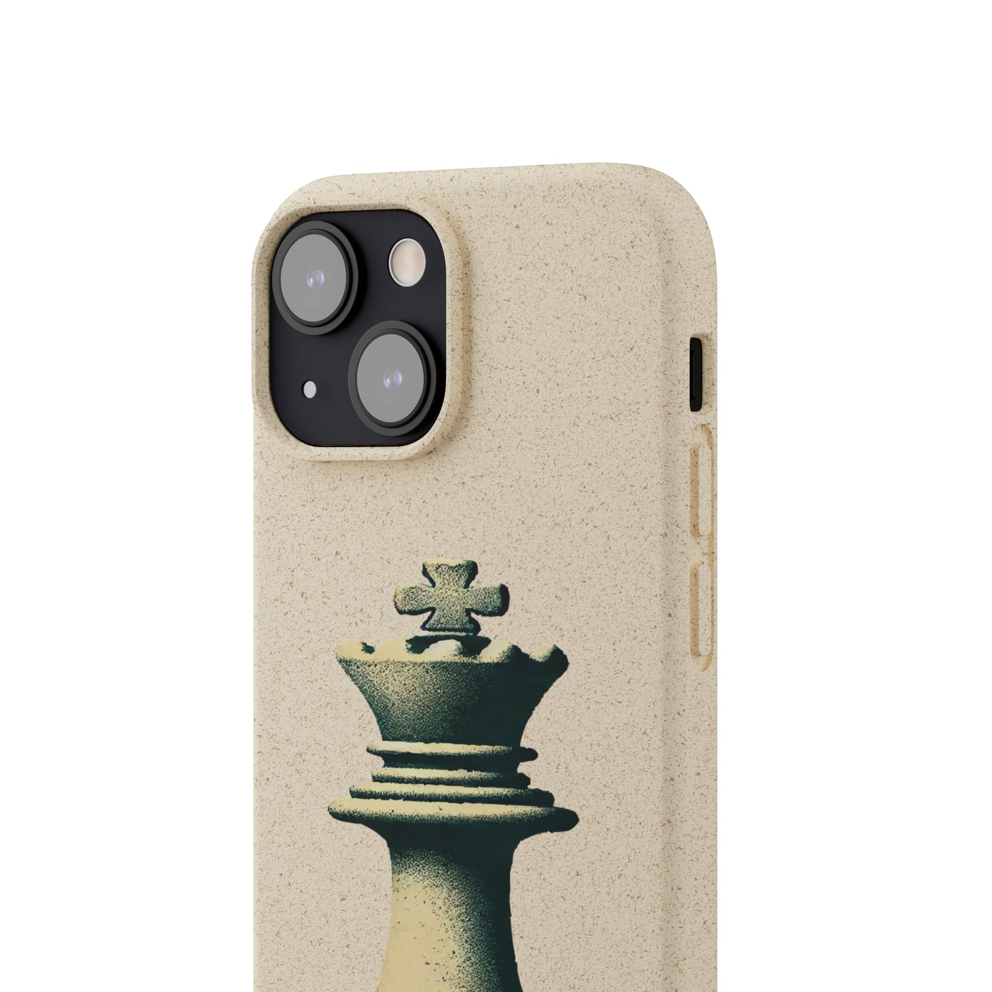 “Funda Biodegradable Rey de Ajedrez – Estilo Vintage y Sostenible”   Phone Case