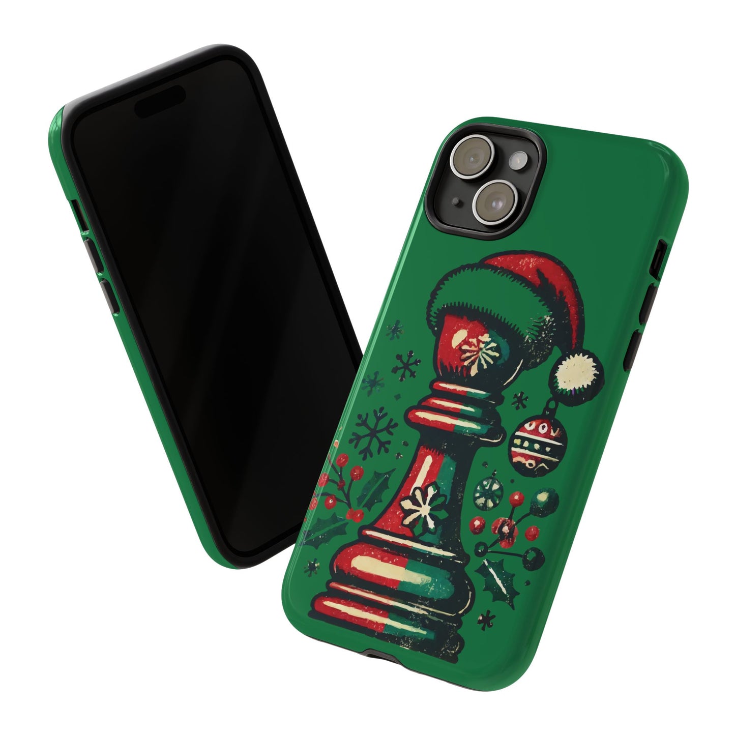 Funda Tough Case Peón Vintage Navidad - iPhone, Samsung, Google Pixel   Phone Case