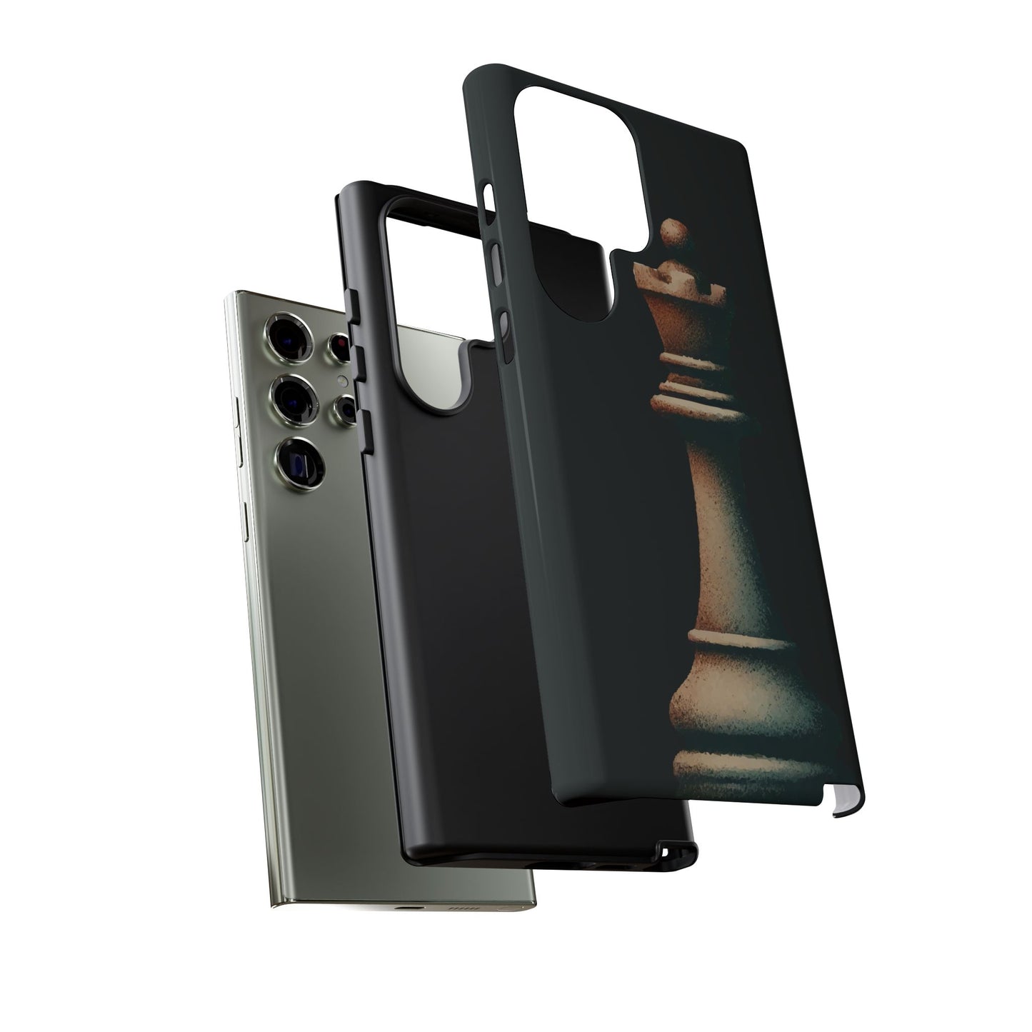 “Tough Phone Case – Vintage Rook Design, Dual-Layer Protection”   Phone Case