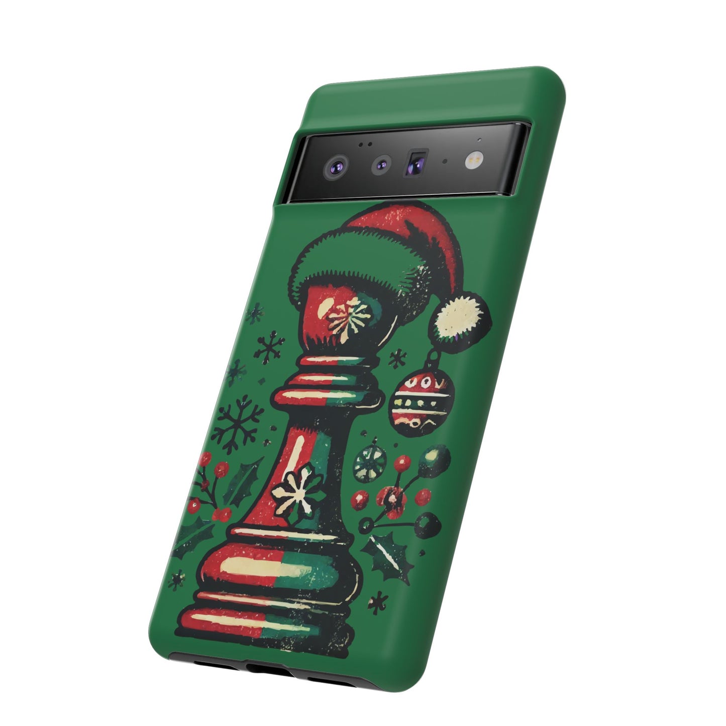 Funda Tough Case Peón Vintage Navidad - iPhone, Samsung, Google Pixel   Phone Case