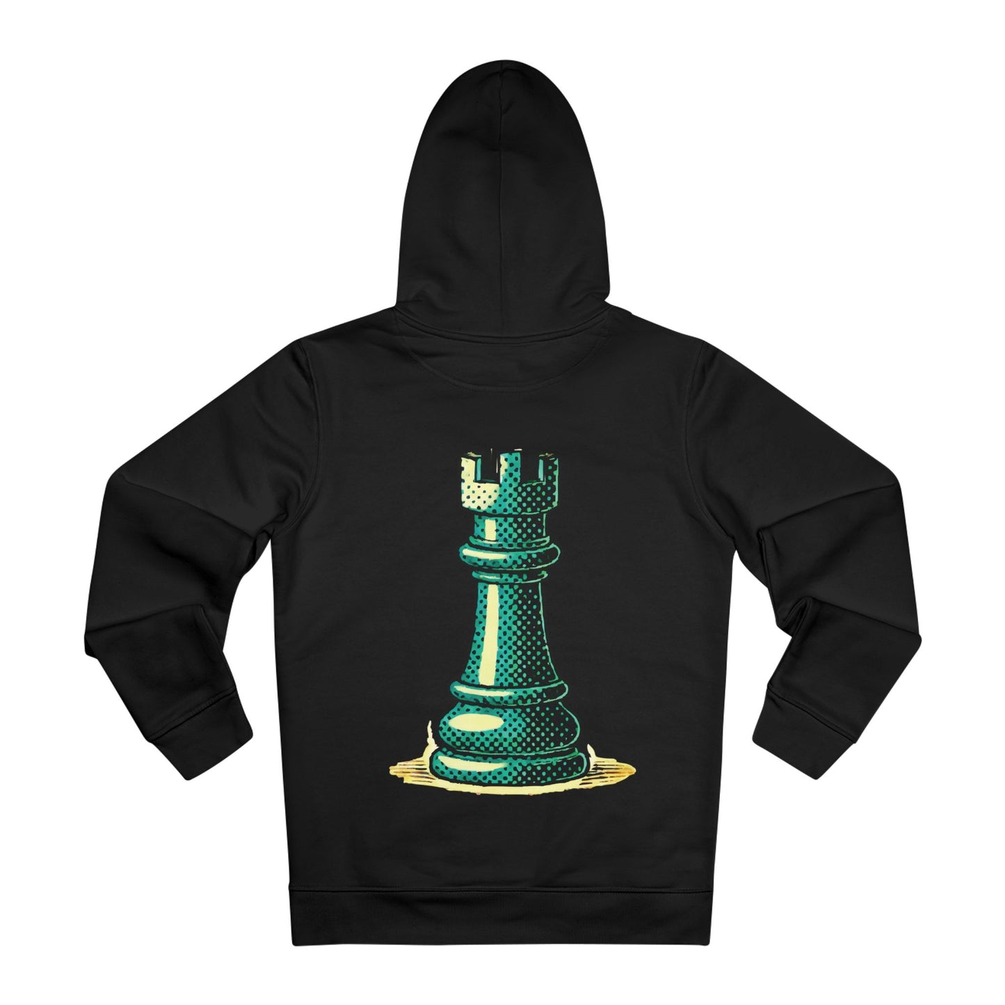 Chess Tower Pop Art Unisex Hoodie   Hoodie  72.00 Black-5XL