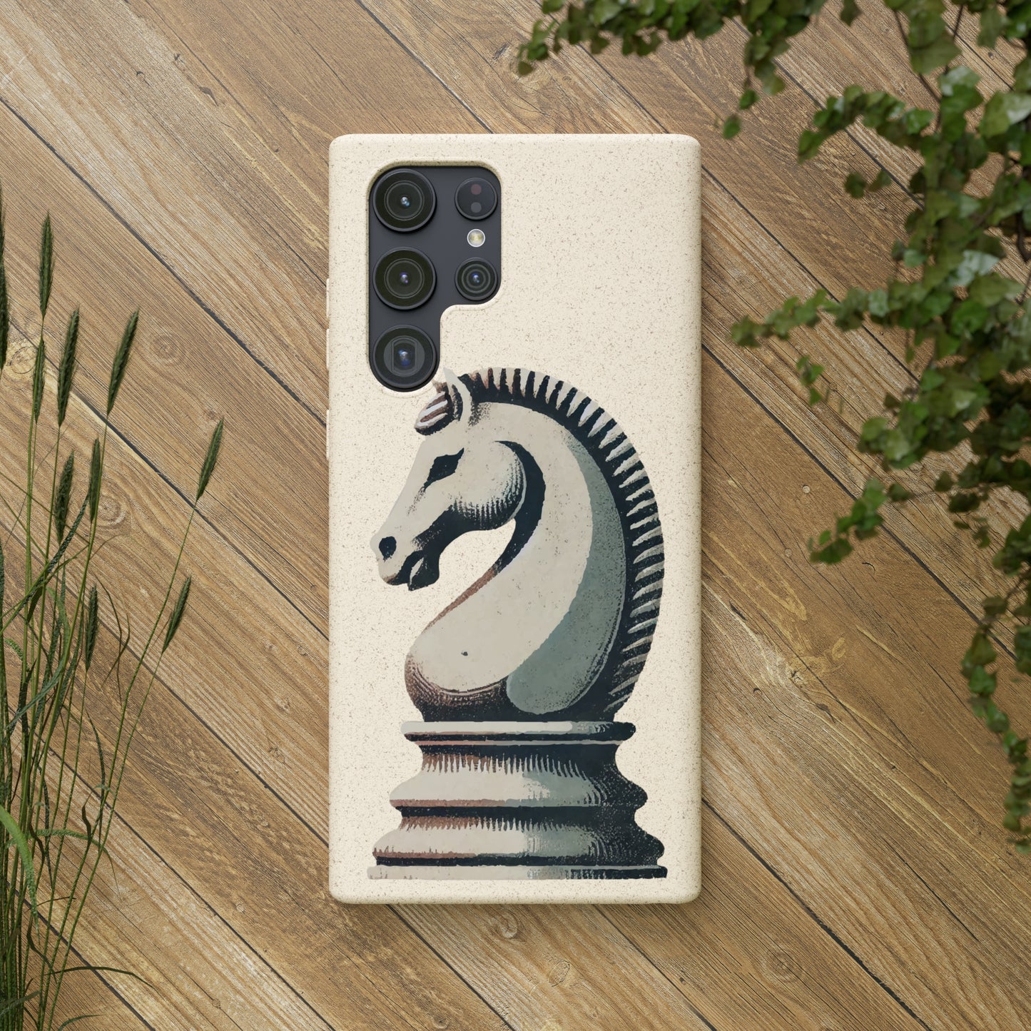 “Biodegradable Phone Case – Vintage Knight Design, Eco-Friendly Choice”   Phone Case