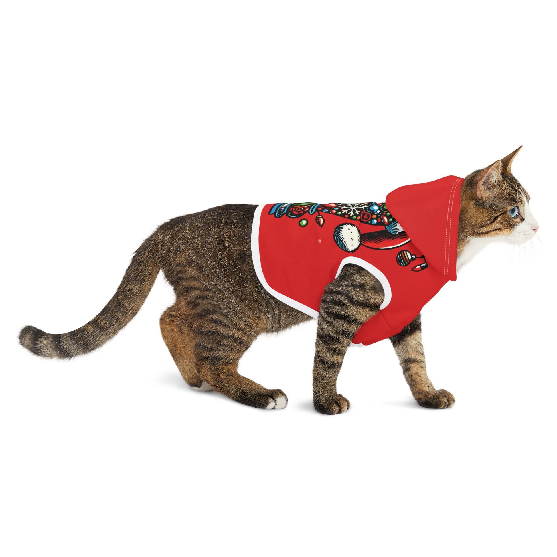 Sudadera con Capucha para Mascotas Navidad - Estilo Adorable y Festivo   Pets